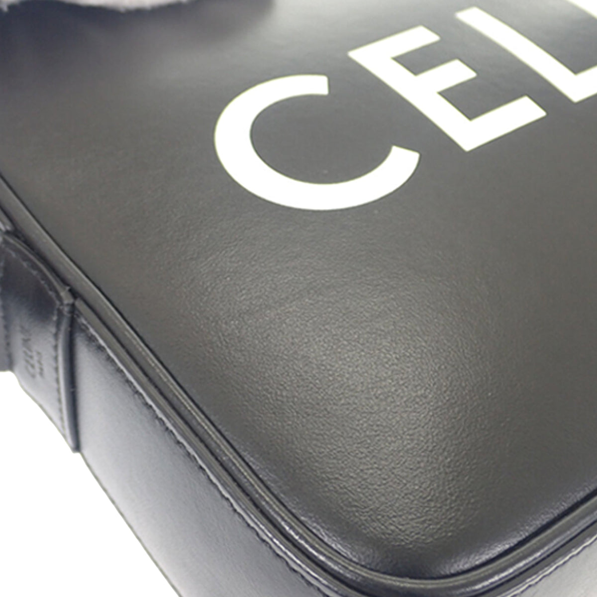 Celine Smooth Calfskin Logo Messenger Bag