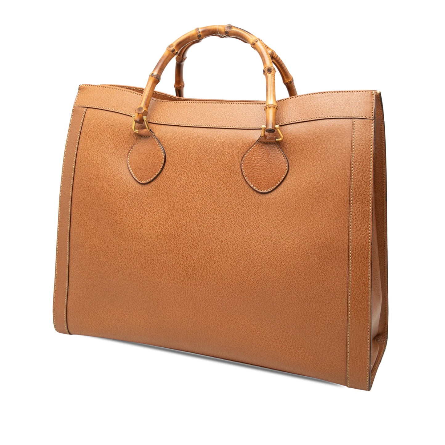 Gucci Calfskin Bamboo Tote