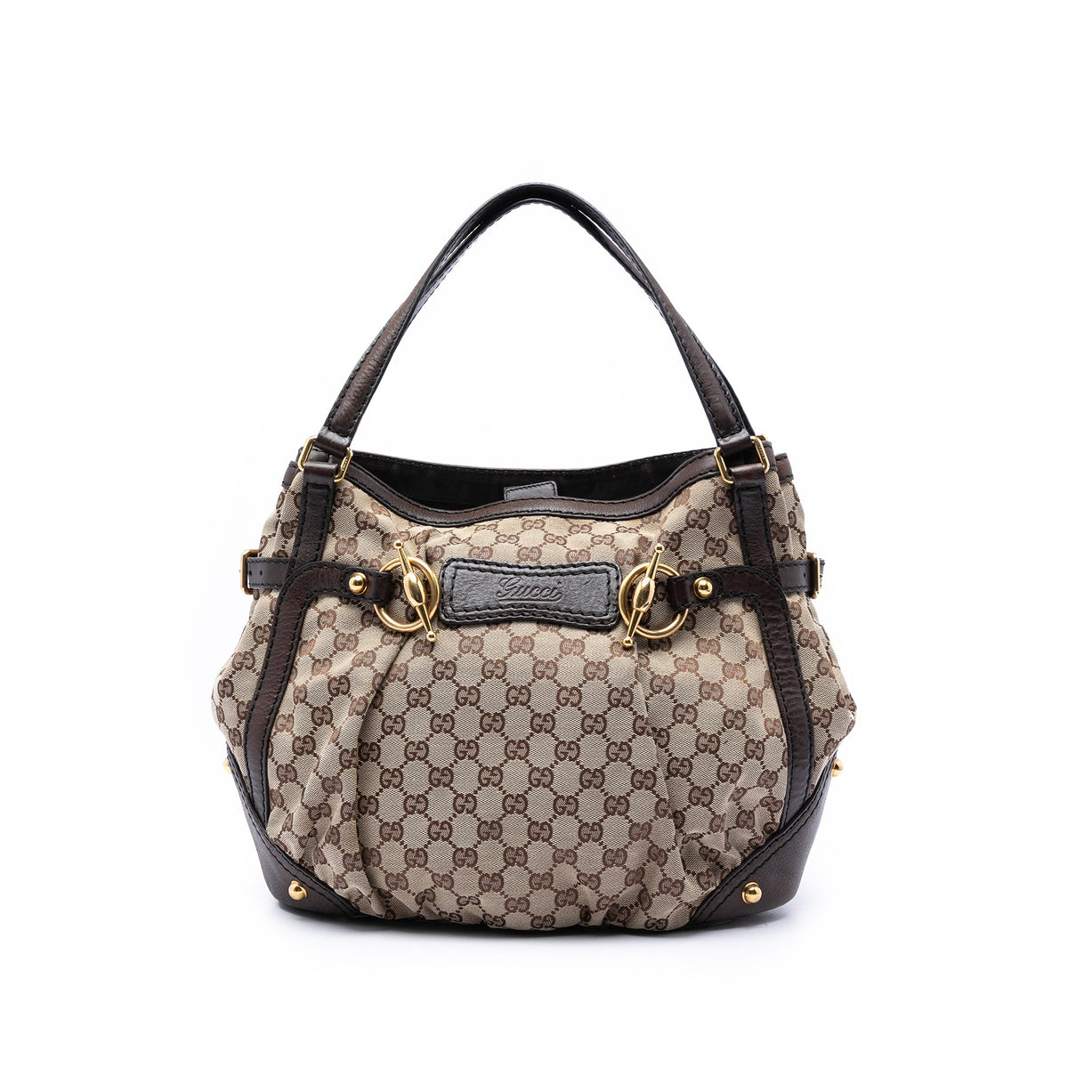 Gucci GG Canvas Jockey Shoulder Bag