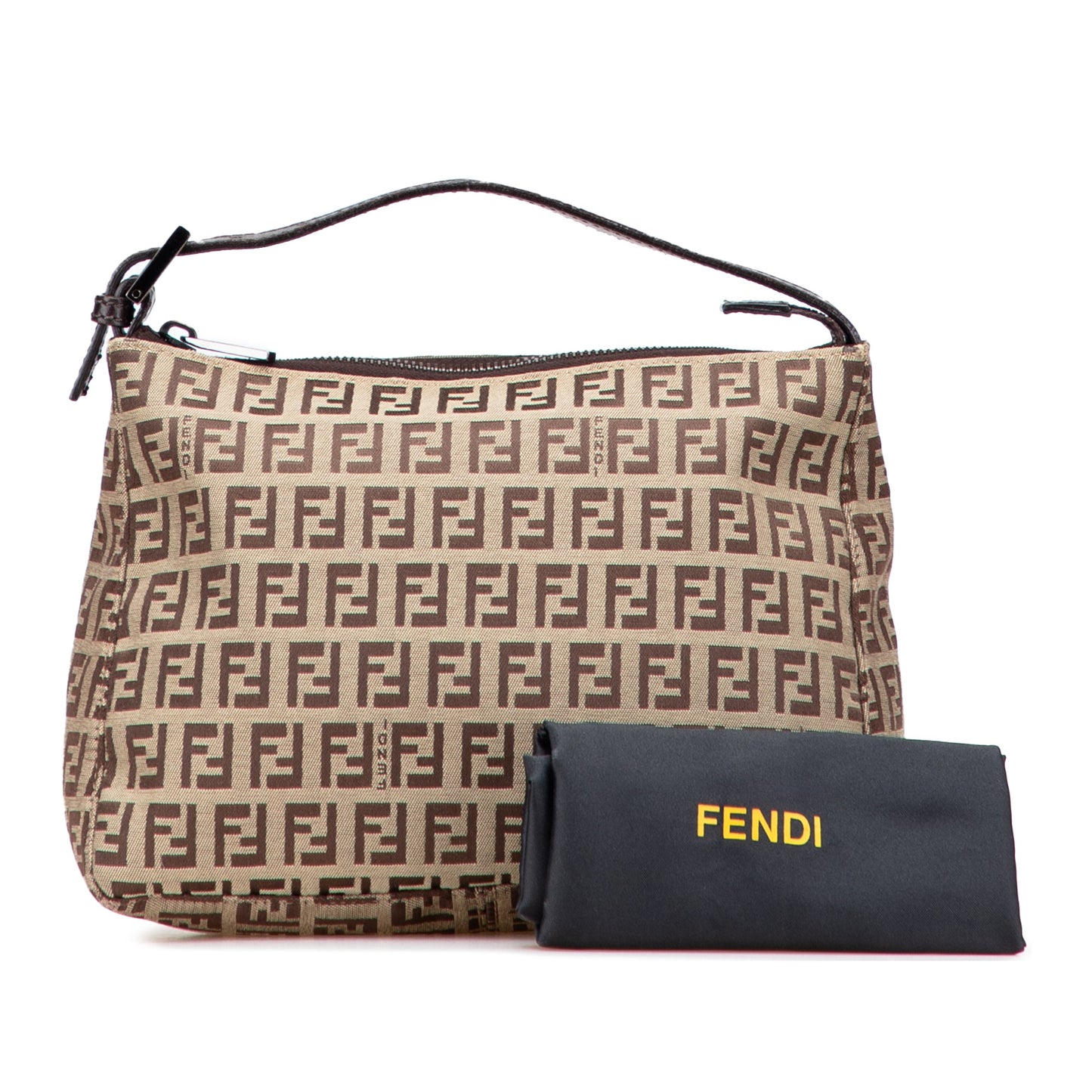 Fendi Zucchino Canvas Handbag