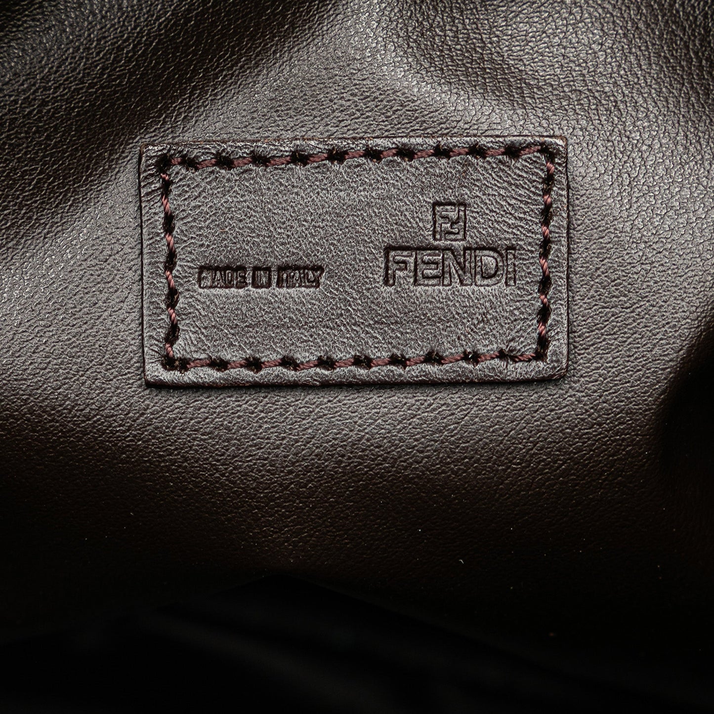 Fendi Zucchino Canvas Handbag