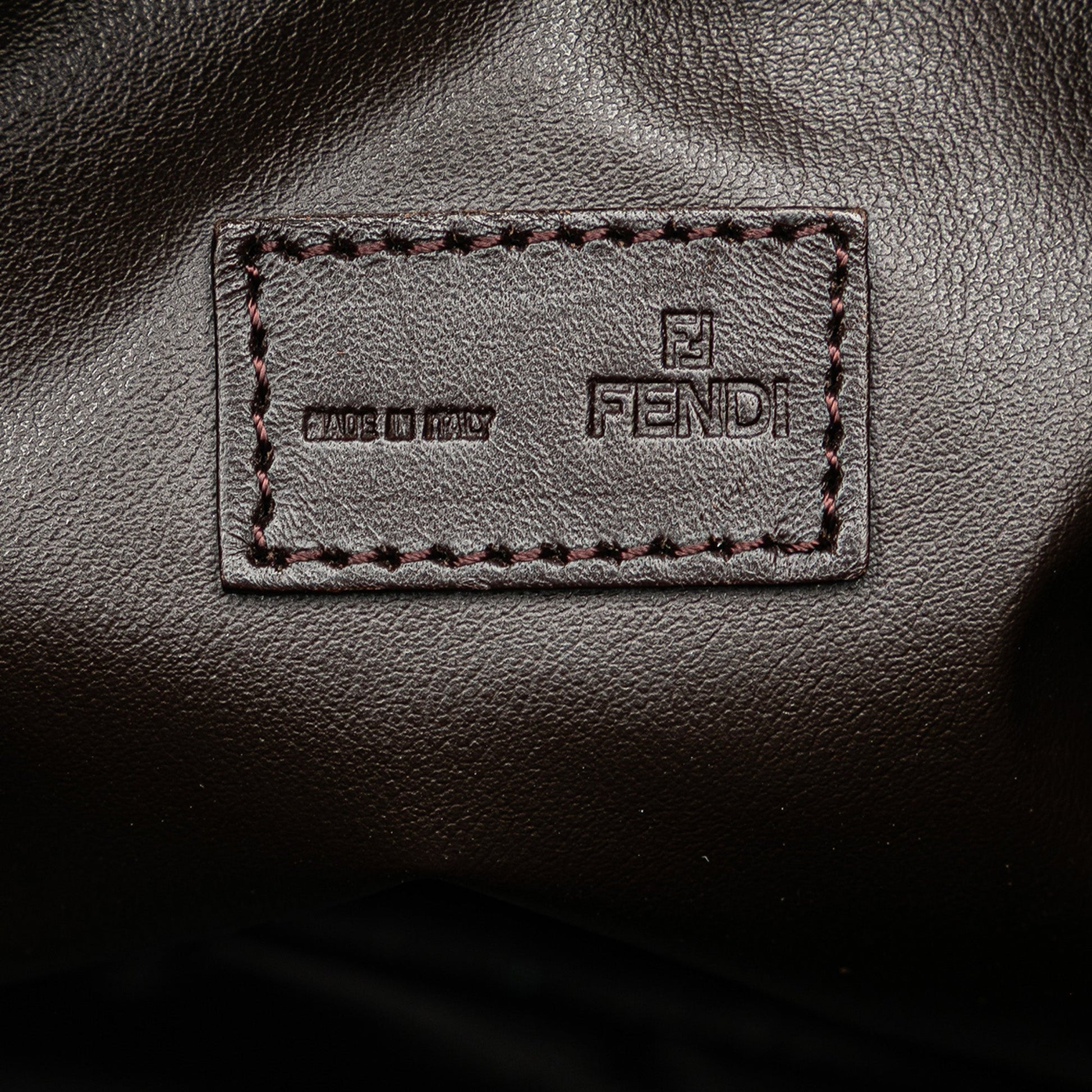 Fendi Zucchino Canvas Handbag