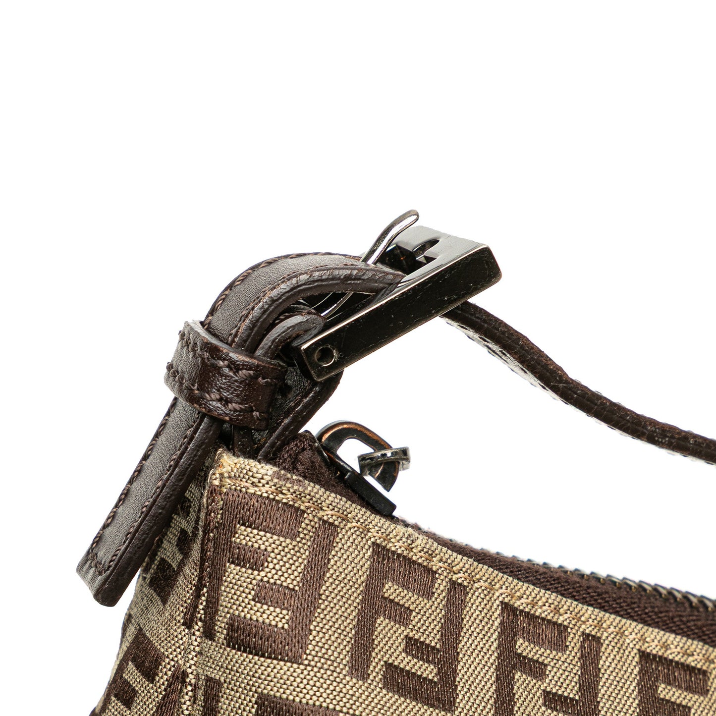 Fendi Zucchino Canvas Handbag