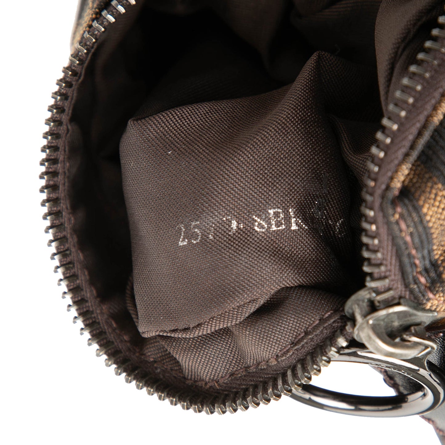 Fendi Zucca Canvas Oyster Hobo