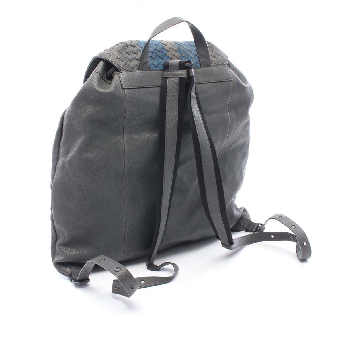 Bottega Veneta Nappa Intrecciato Drawstring Flap Backpack