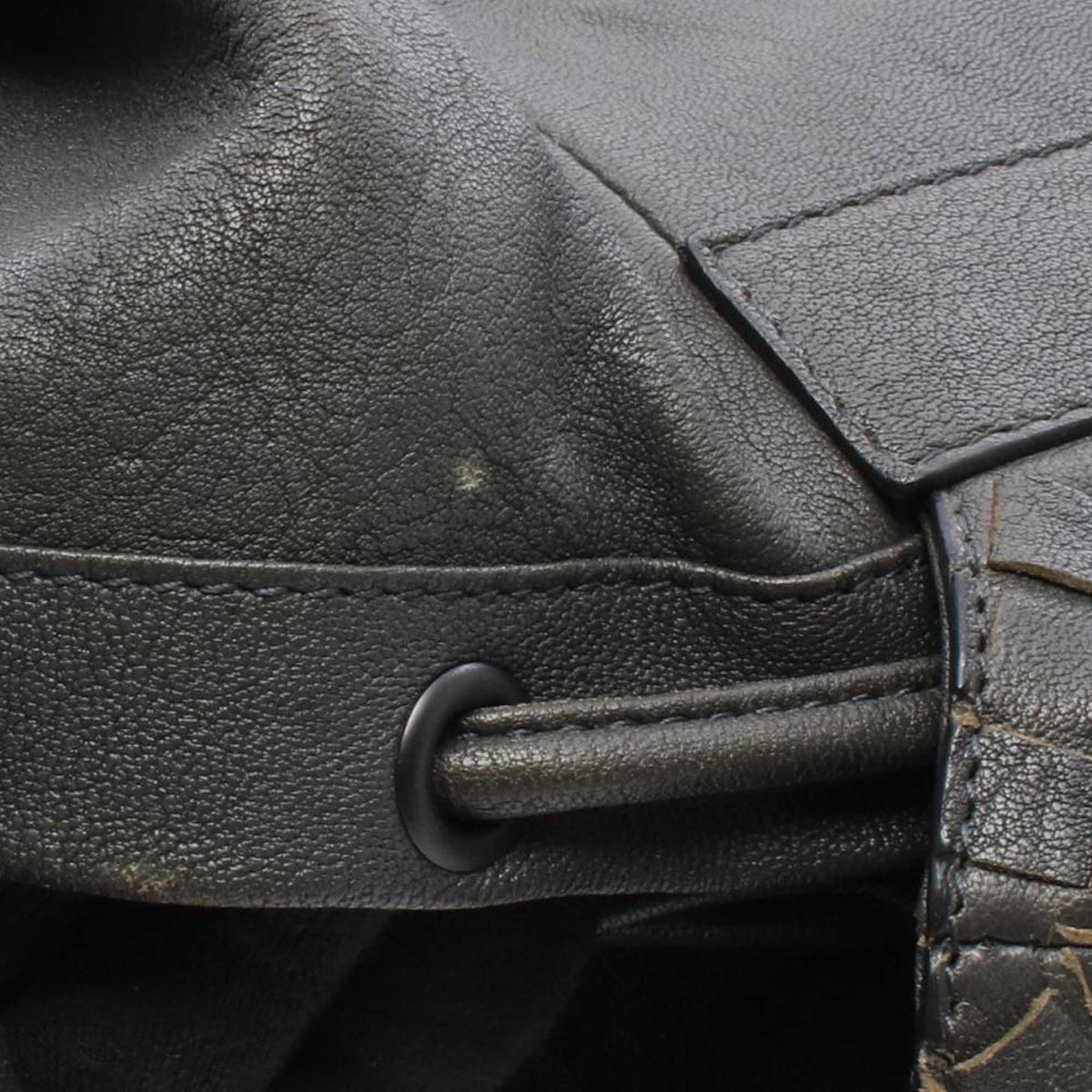 Bottega Veneta Nappa Intrecciato Drawstring Flap Backpack
