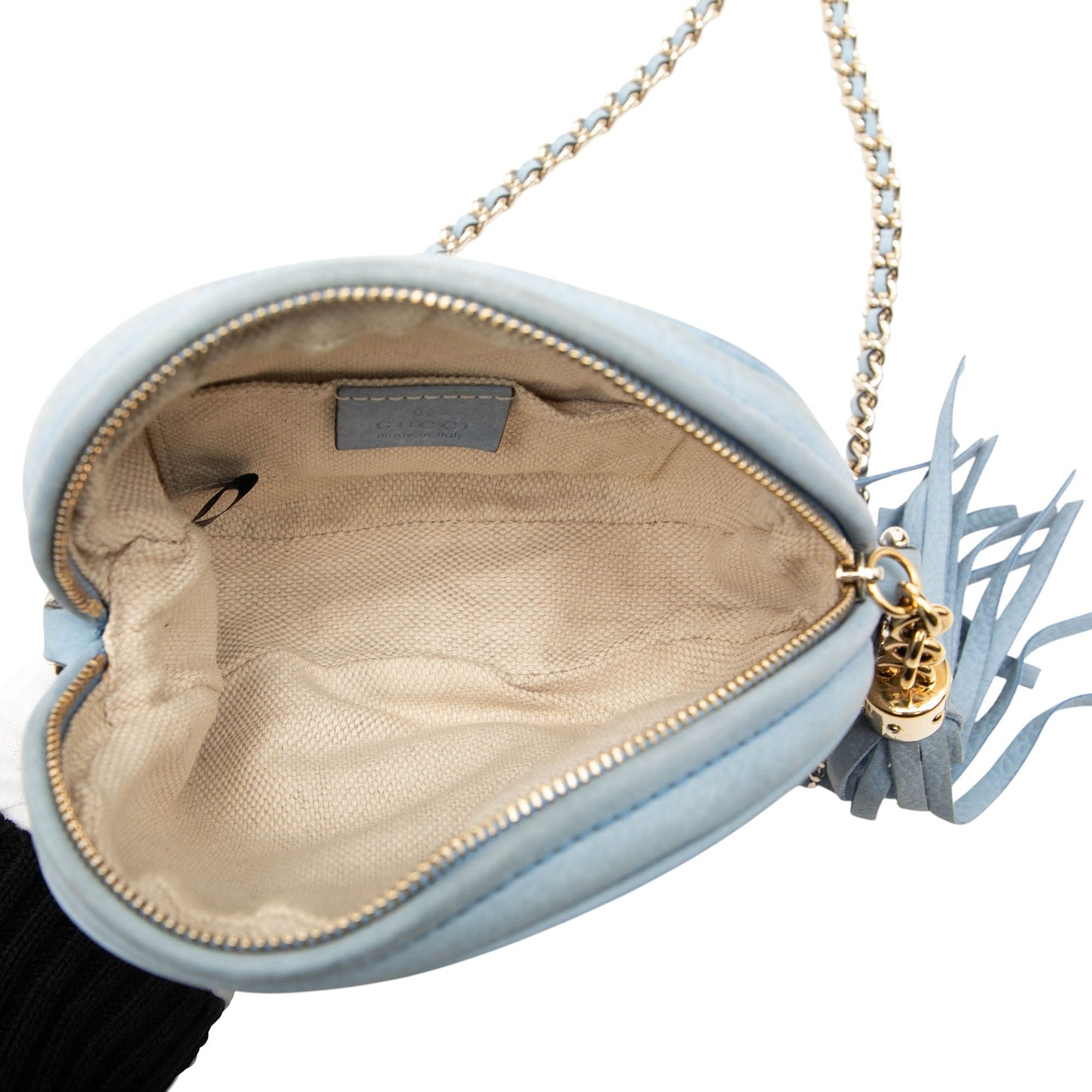 Gucci Mini Nubuck Soho Chain Crossbody