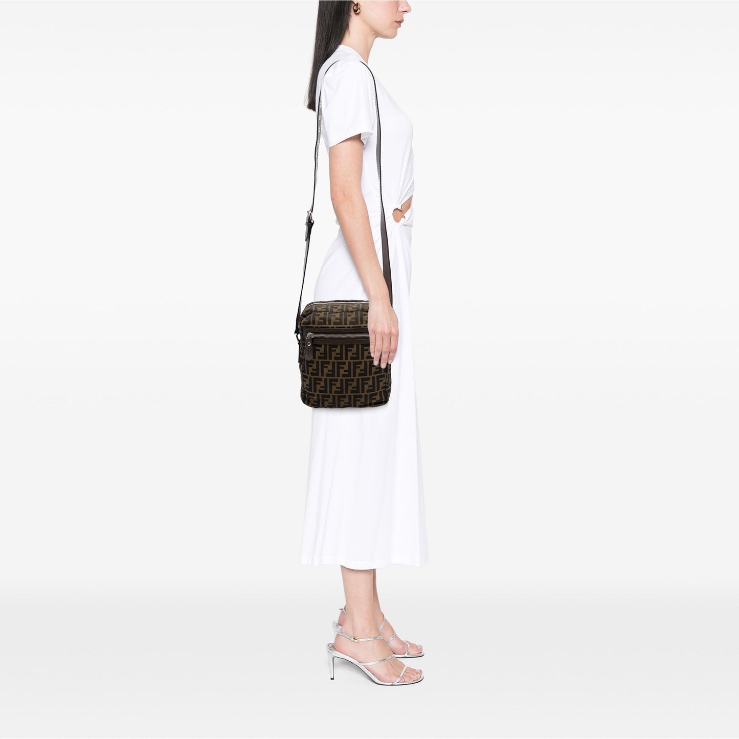 Fendi Zucca Canvas Crossbody