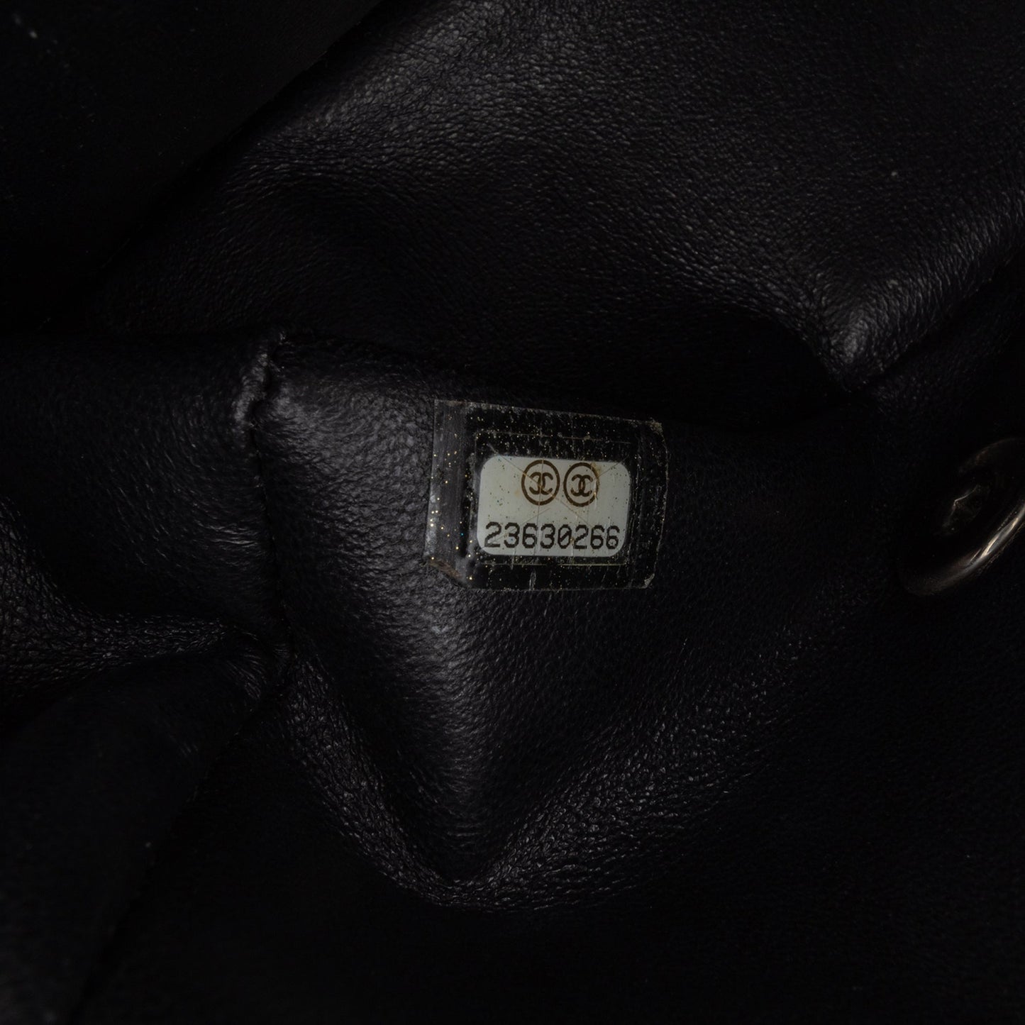 Chanel Mini Square Classic Chevron Patent Flap