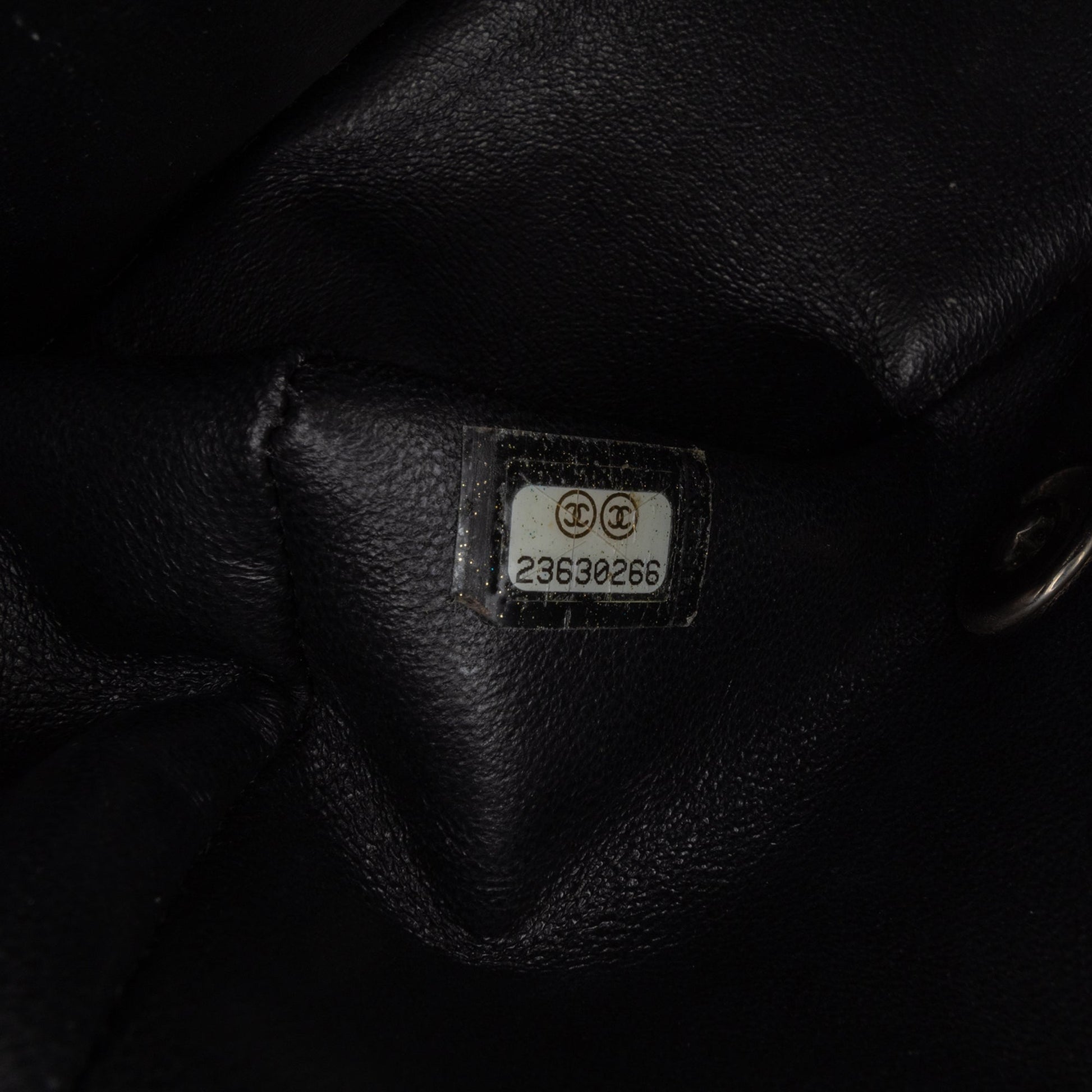 Chanel Mini Square Classic Chevron Patent Flap