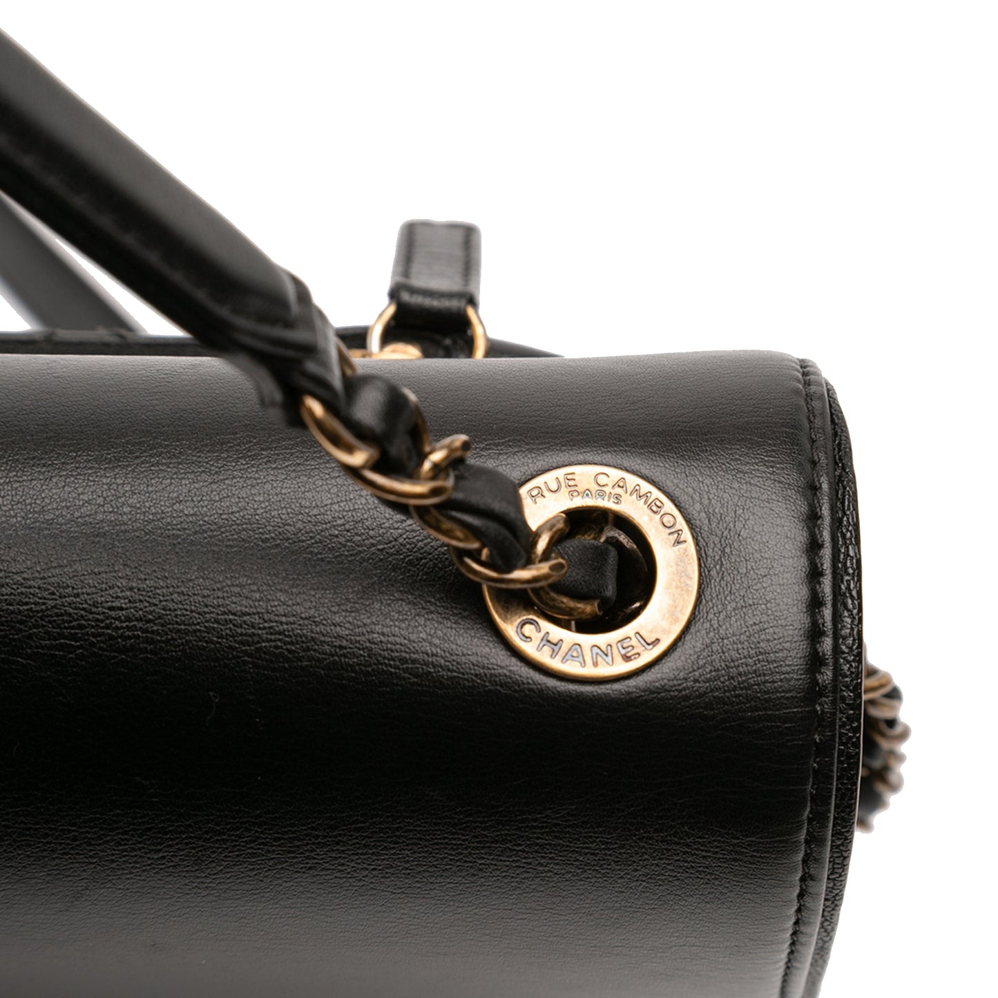 Chanel Medium Shiny Calfskin and Quilted Goatskin Coco Curve Flap