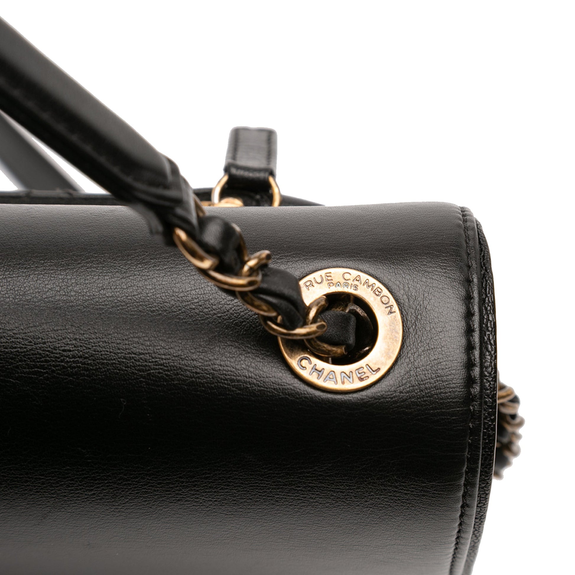 Chanel Medium Shiny Calfskin and Quilted Goatskin Coco Curve Flap