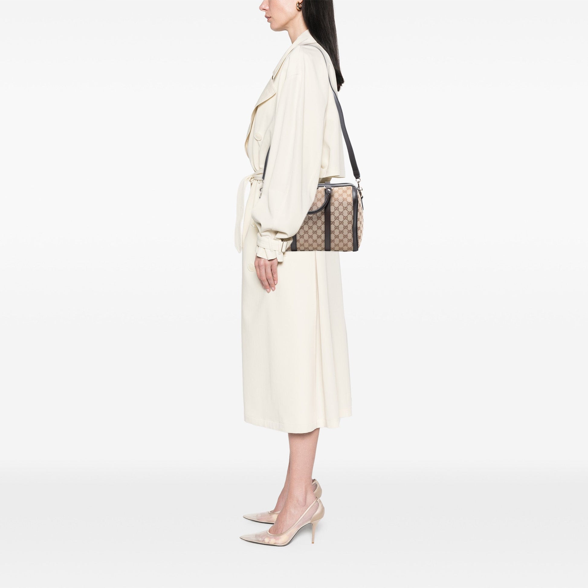 Gucci Medium GG Canvas Joy Boston Bag