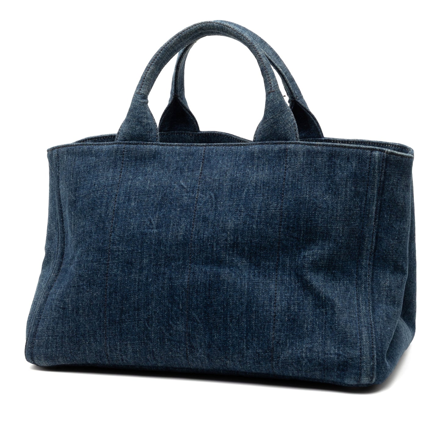 Prada Denim Canapa Bijoux Satchel