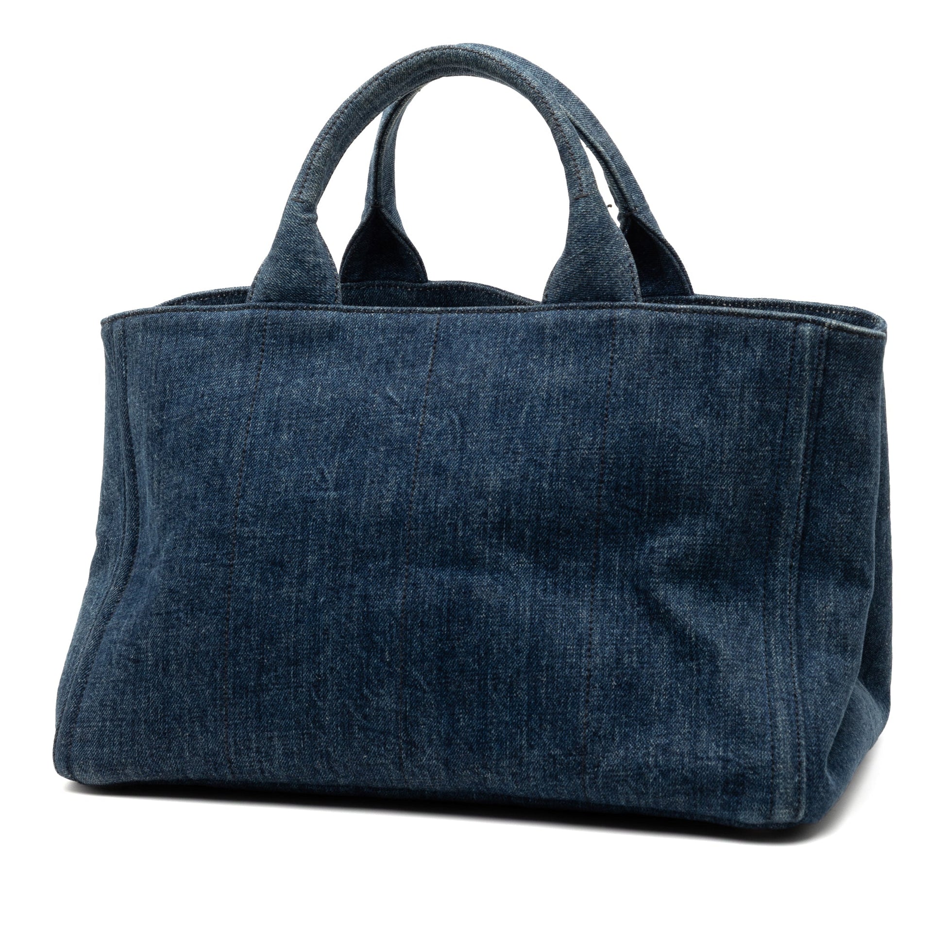 Prada Denim Canapa Bijoux Satchel