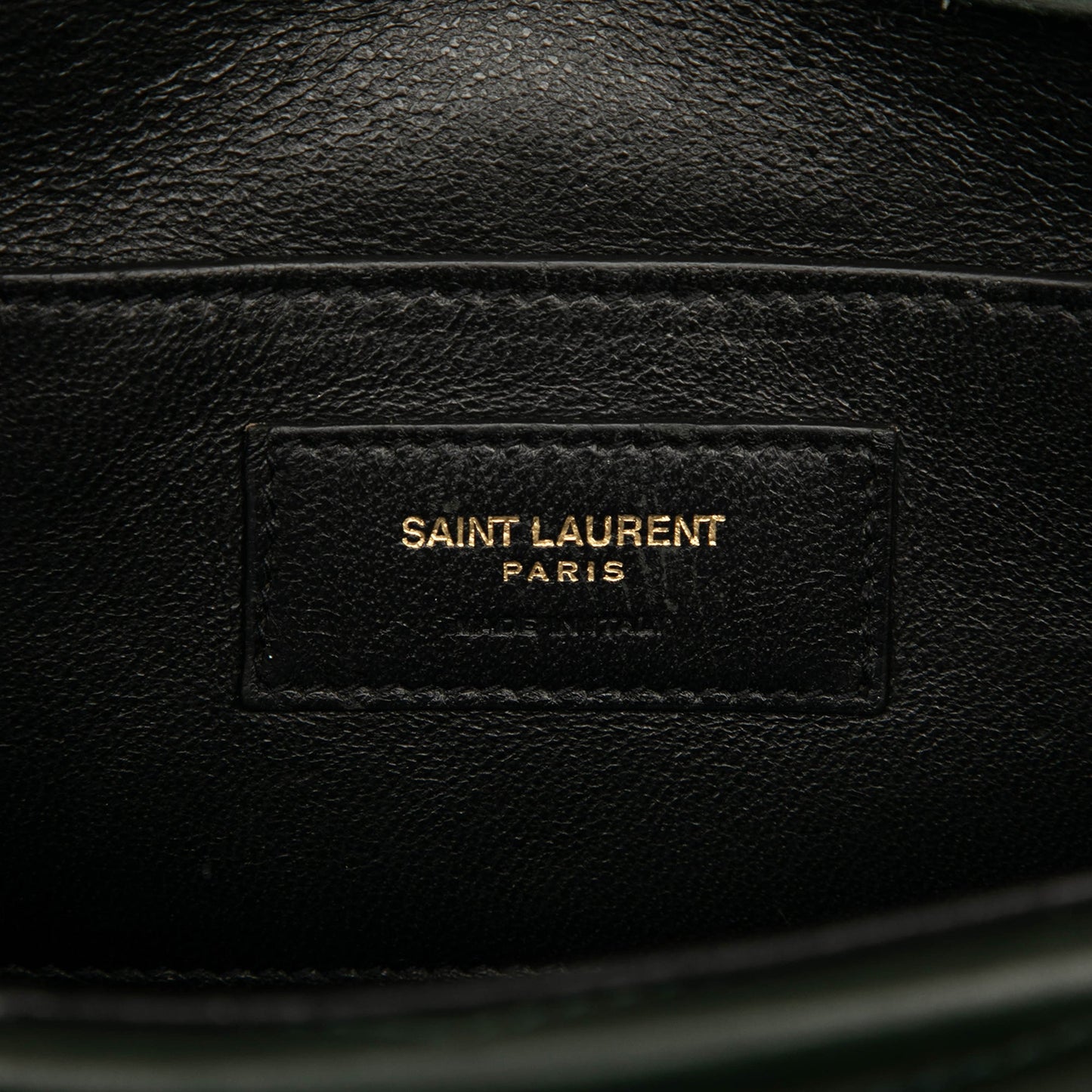 Saint Laurent Small Chevron Lambskin Monogram Sulpice Bag