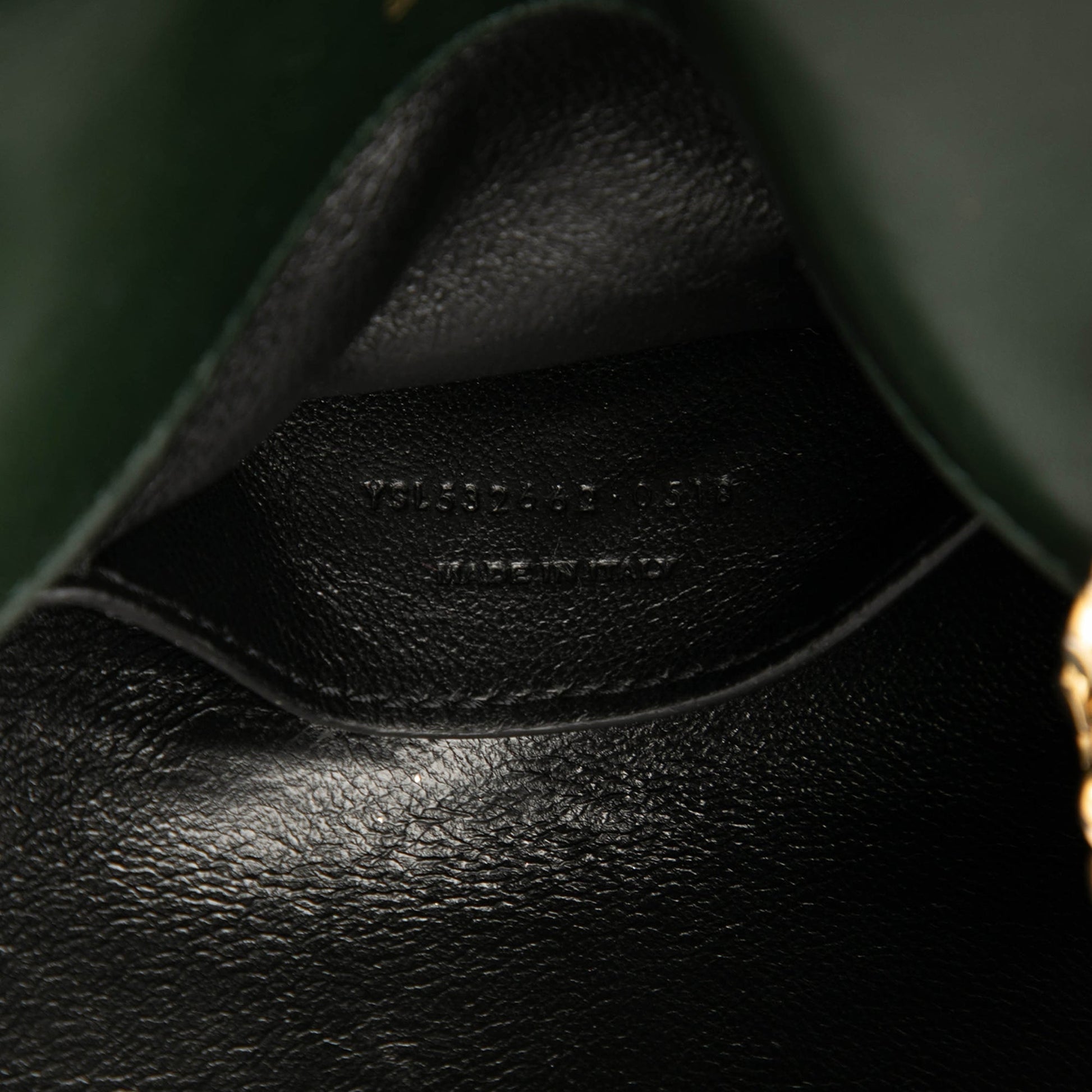 Saint Laurent Small Chevron Lambskin Monogram Sulpice Bag