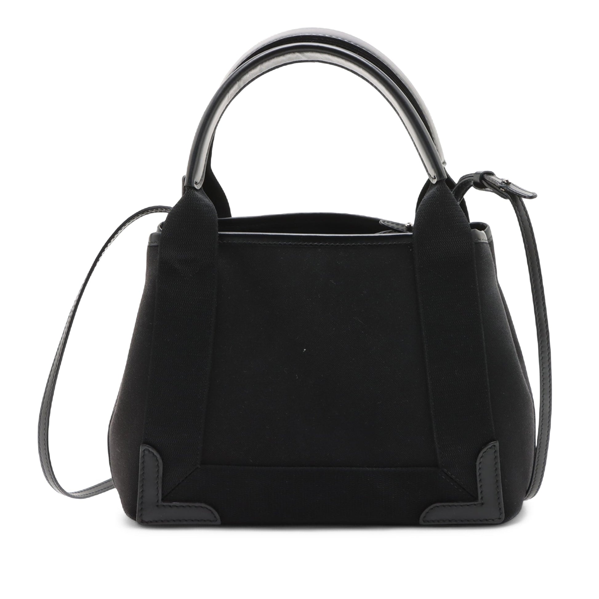 Balenciaga Canvas Navy Cabas XS