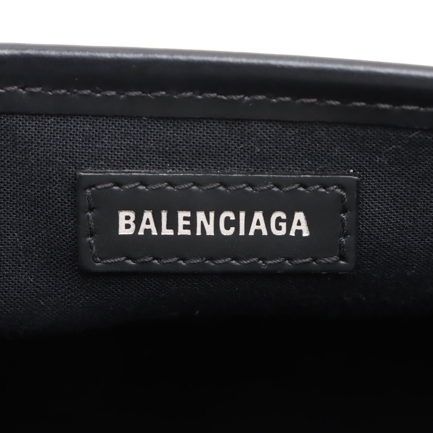 Balenciaga Canvas Navy Cabas XS