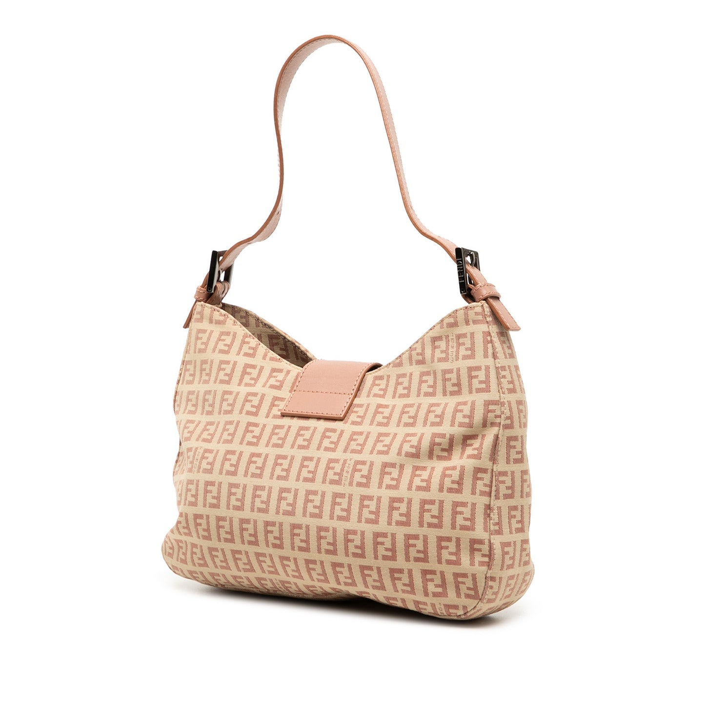 Fendi Zucchino Canvas Shoulder Bag