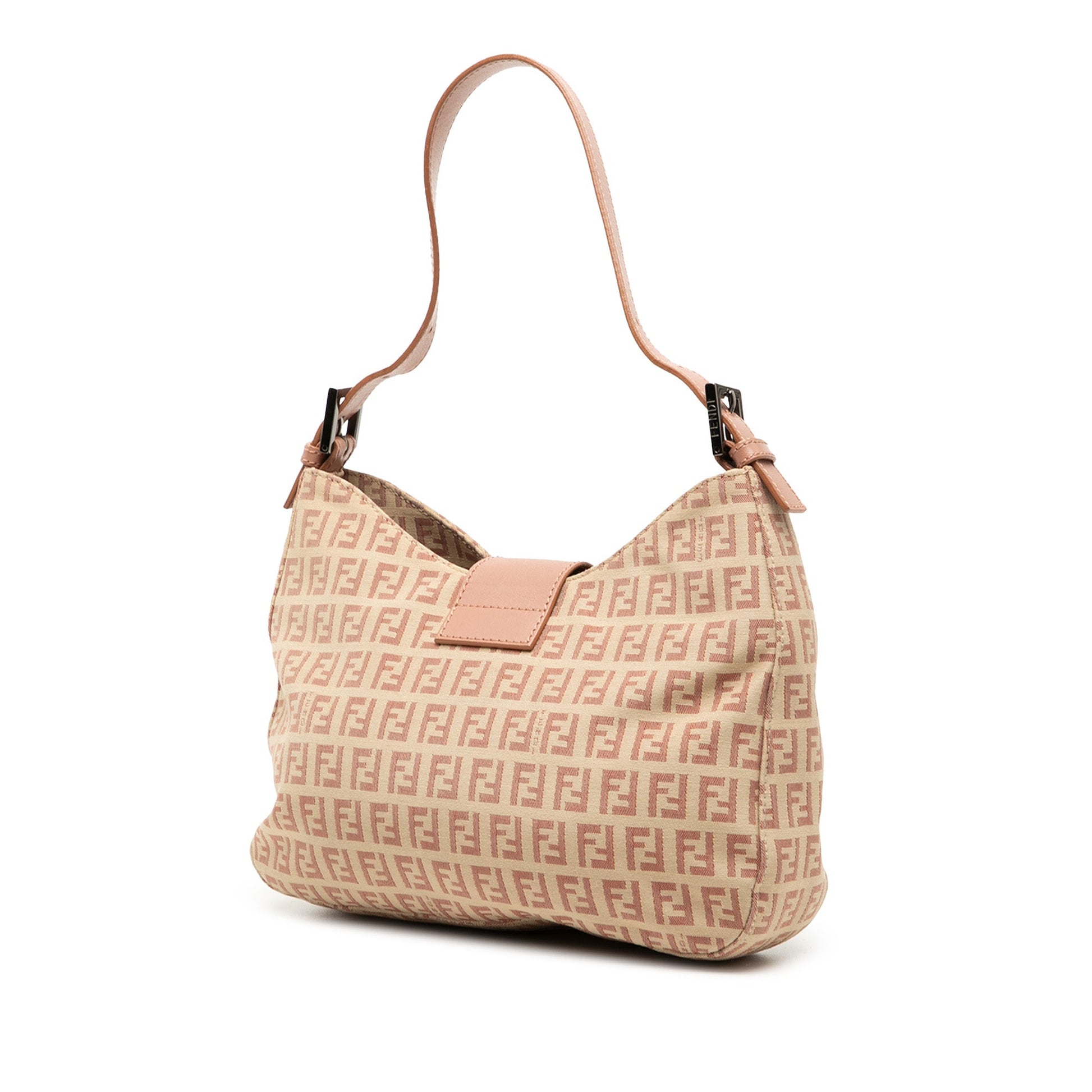 Fendi Zucchino Canvas Shoulder Bag