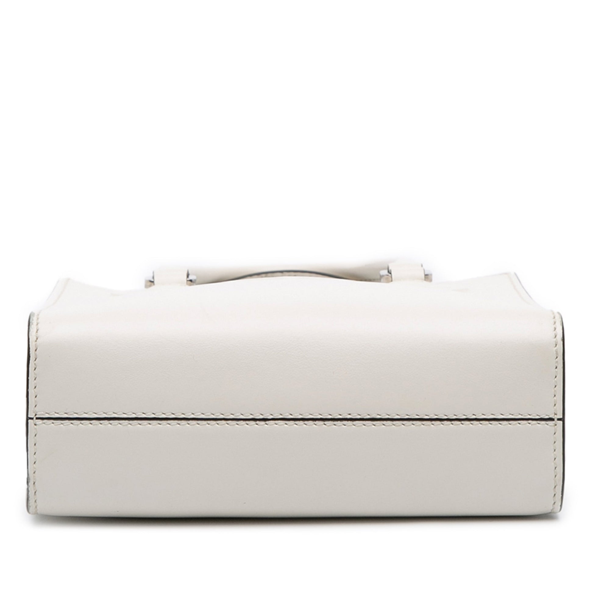 Prada Mini Soft Calf Logo Drill Satchel