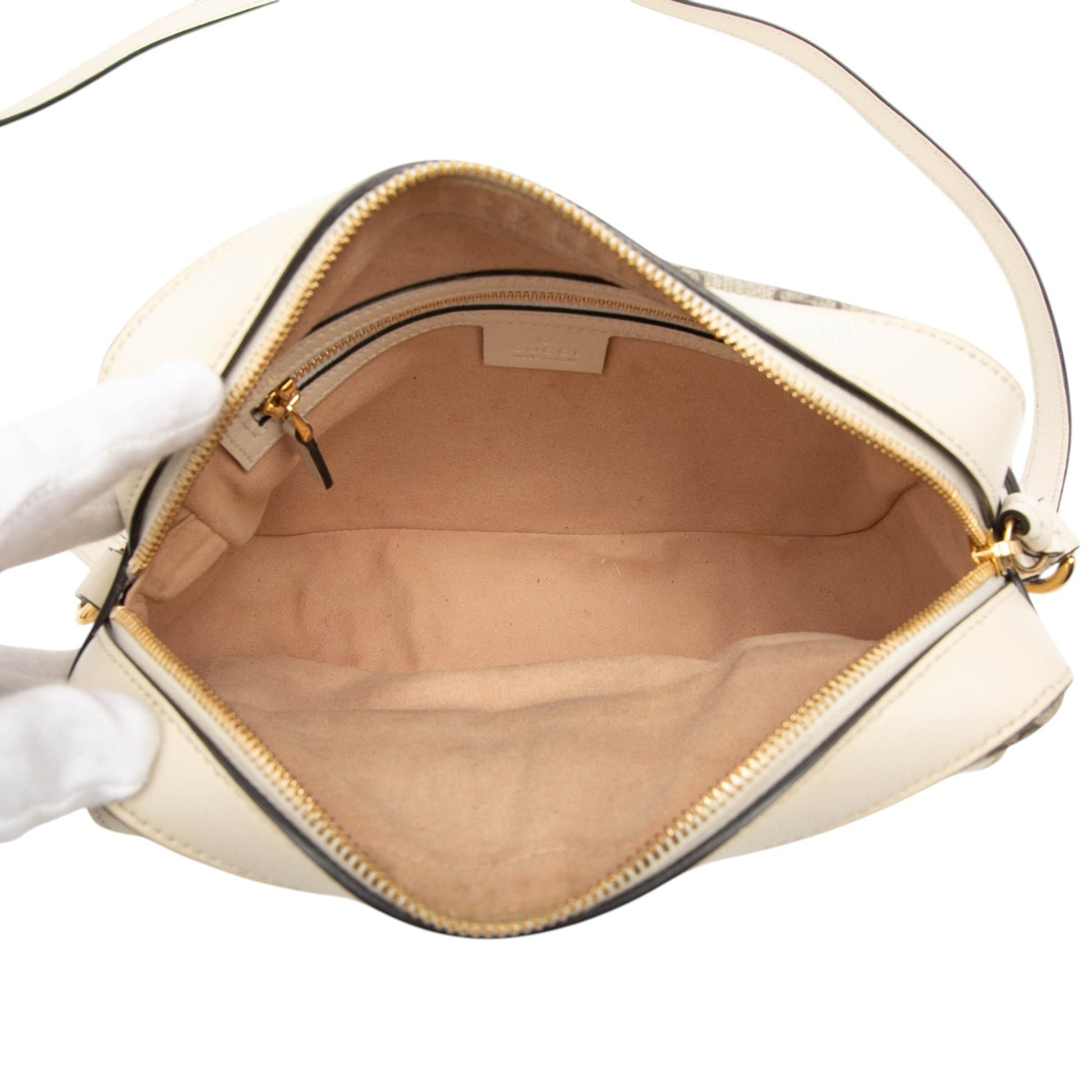 Gucci Small GG Supreme Horsebit 1955 Crossbody
