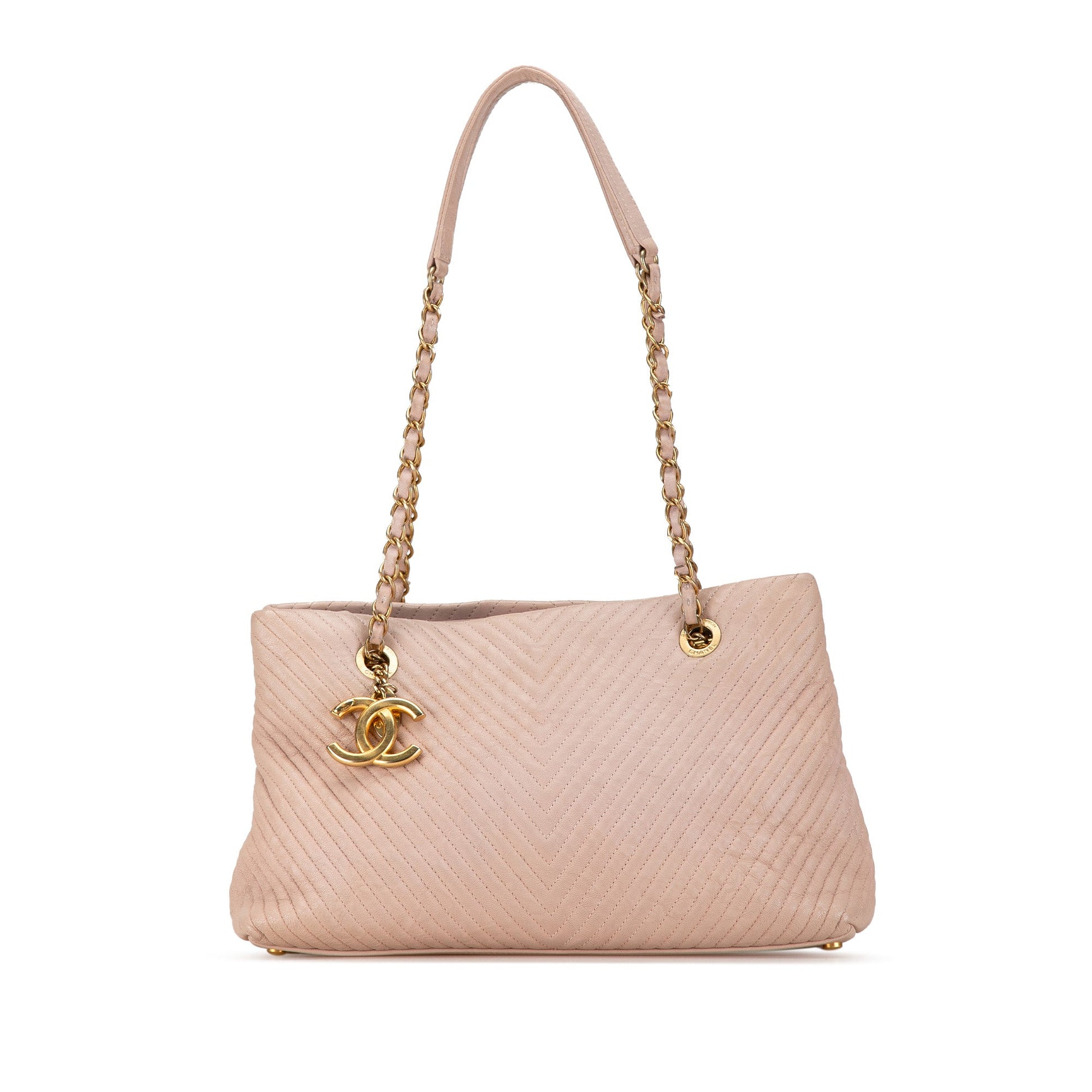 Chanel Large Chevron Calfskin Surpique Tote