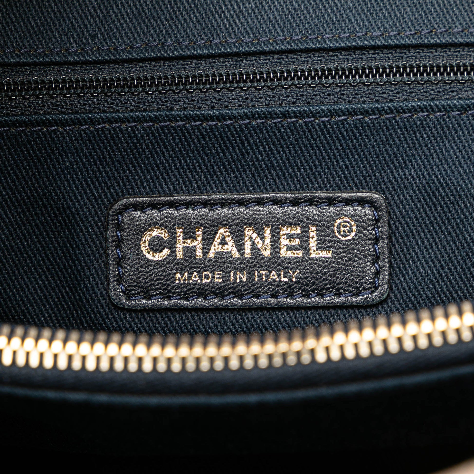 Chanel Large Chevron Calfskin Surpique Tote