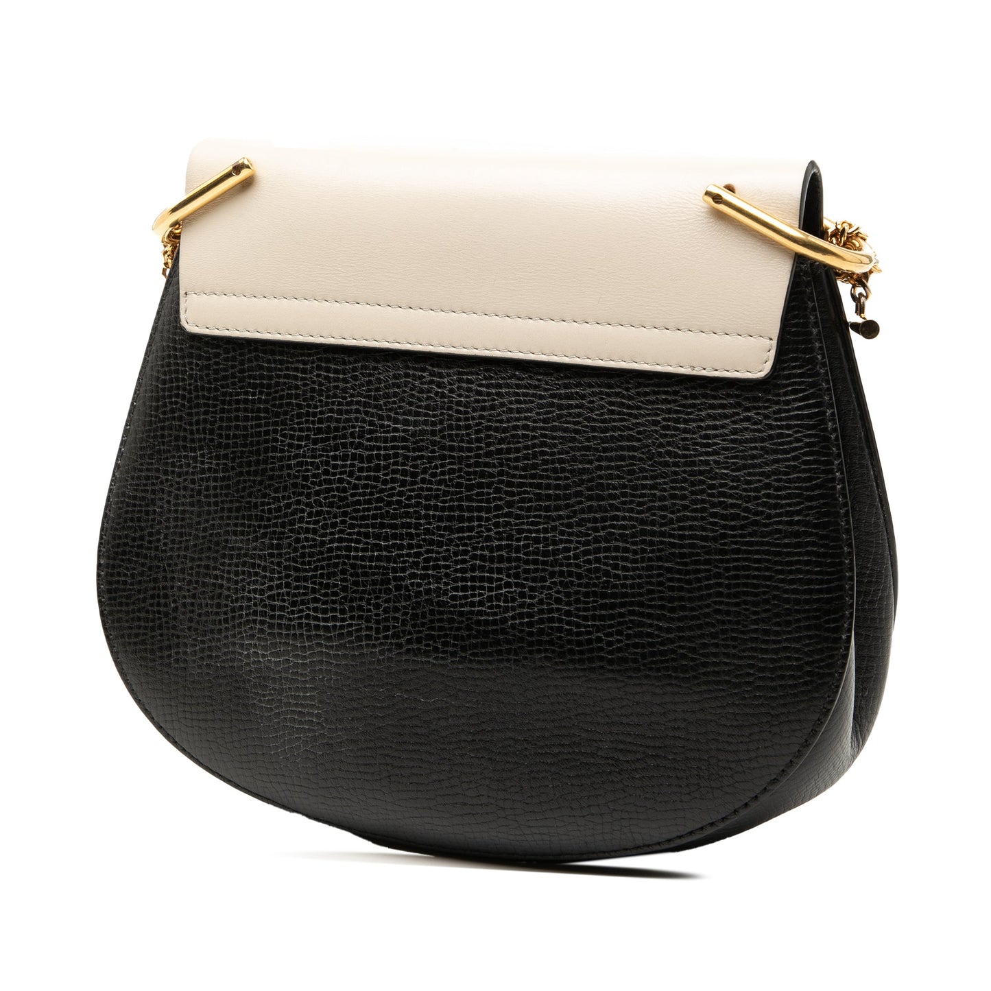 Chloé Small Bicolor Smooth and Grained Calfskin Drew Crossbody