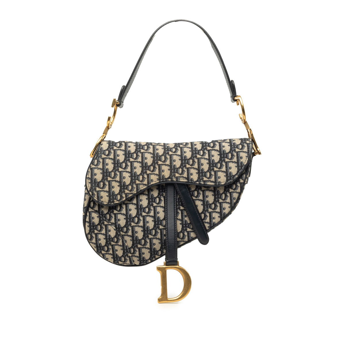 Dior Oblique Canvas Saddle Bag
