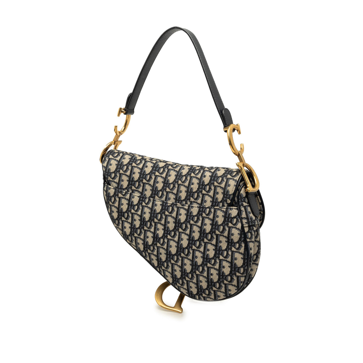 Dior Oblique Canvas Saddle Bag