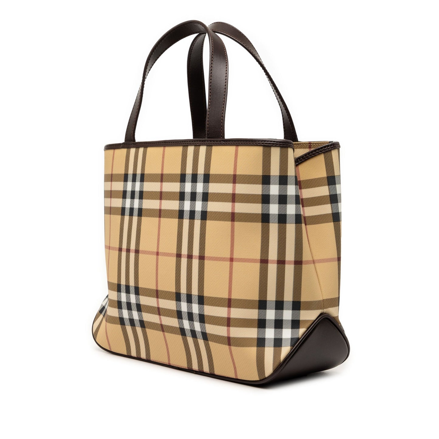 Burberry House Check Coated Canvas Tote