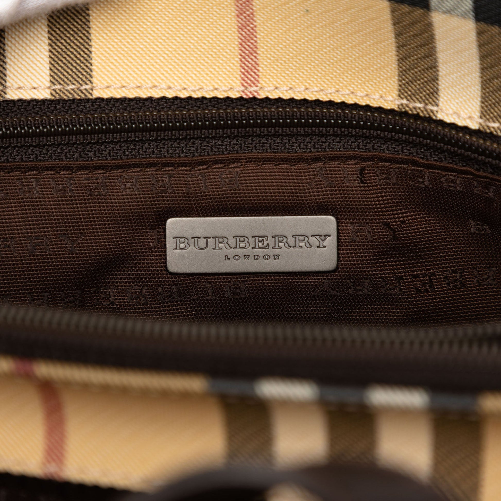 Burberry House Check Coated Canvas Tote