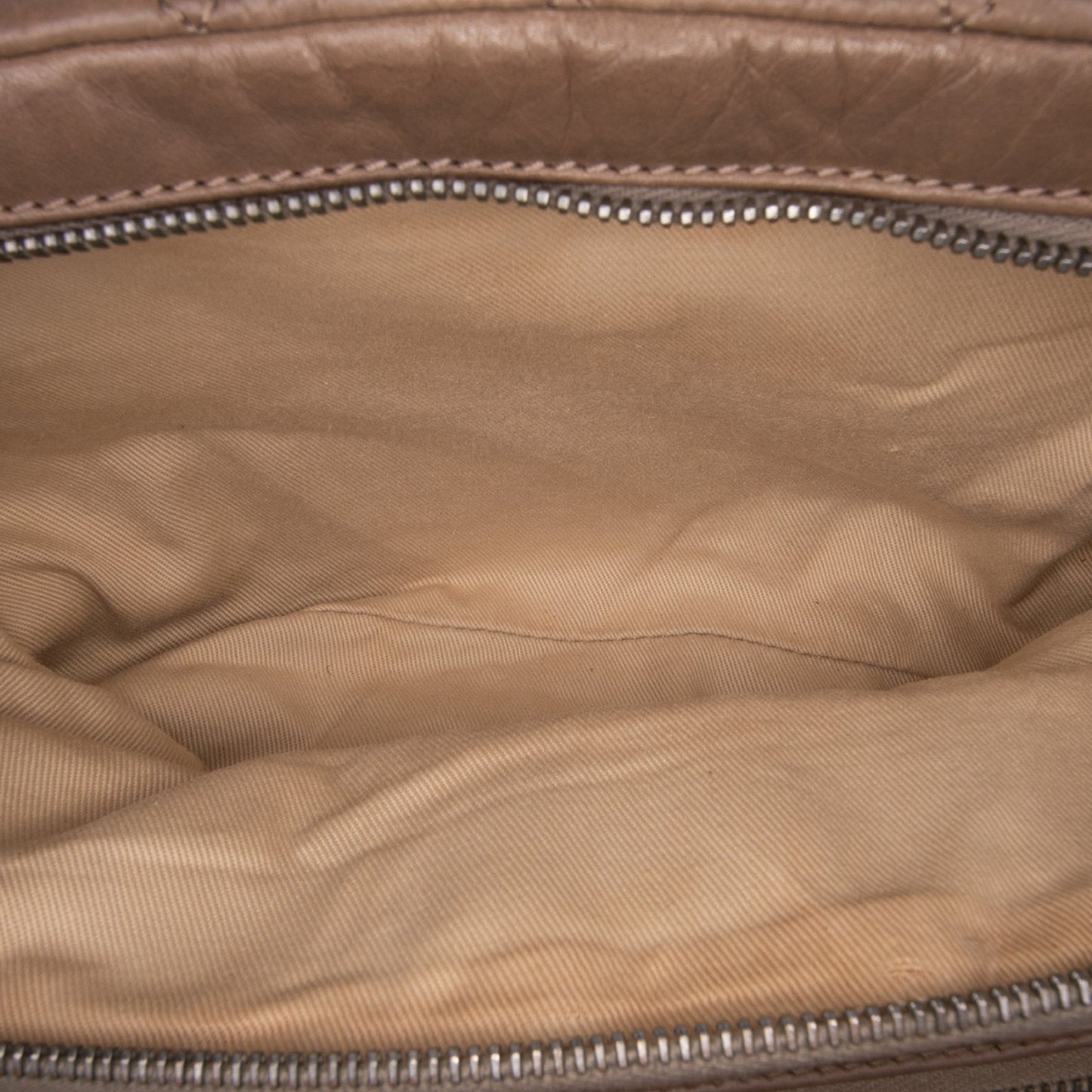 Chanel Distressed Lambskin Lady Braid Bowler Bag