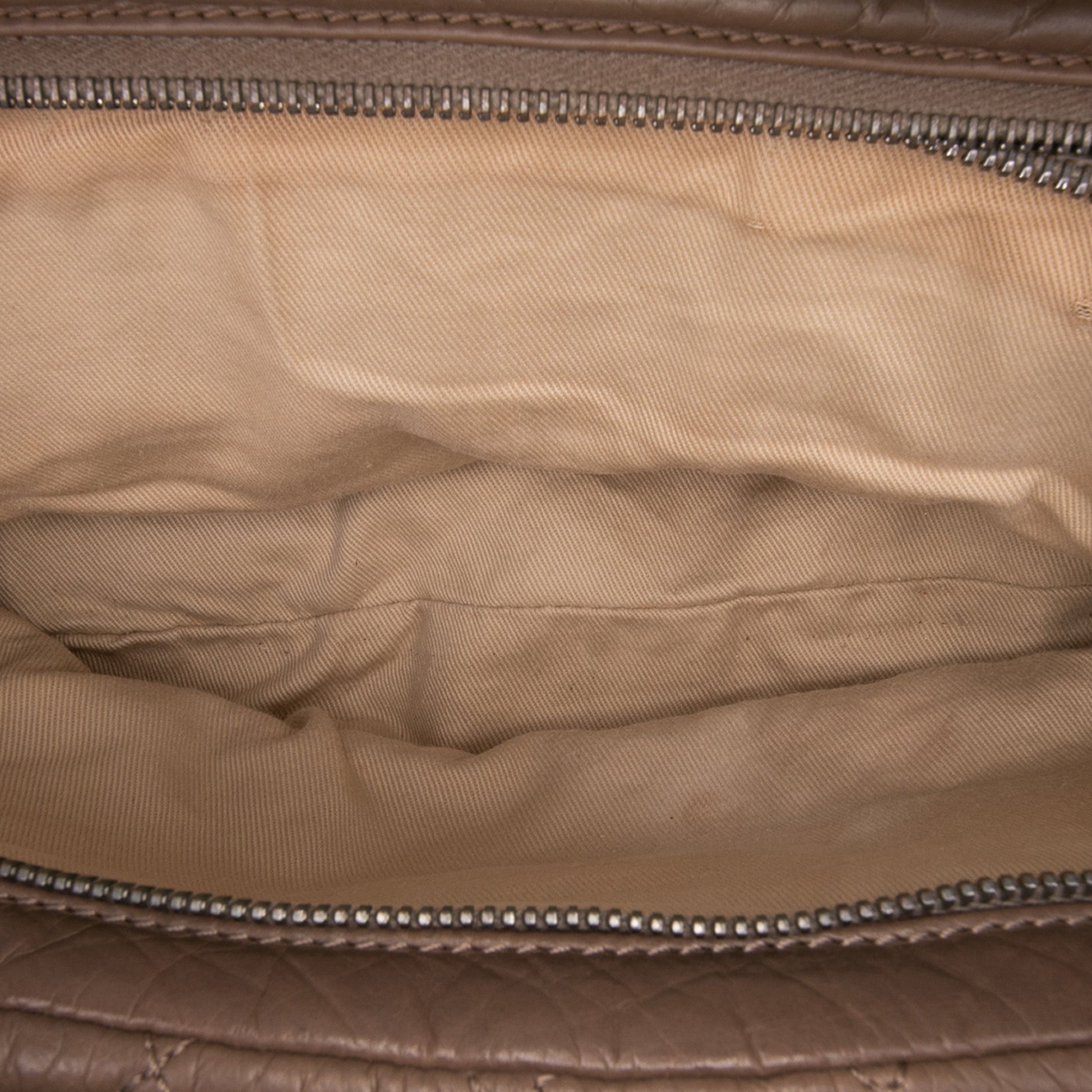 Chanel Distressed Lambskin Lady Braid Bowler Bag