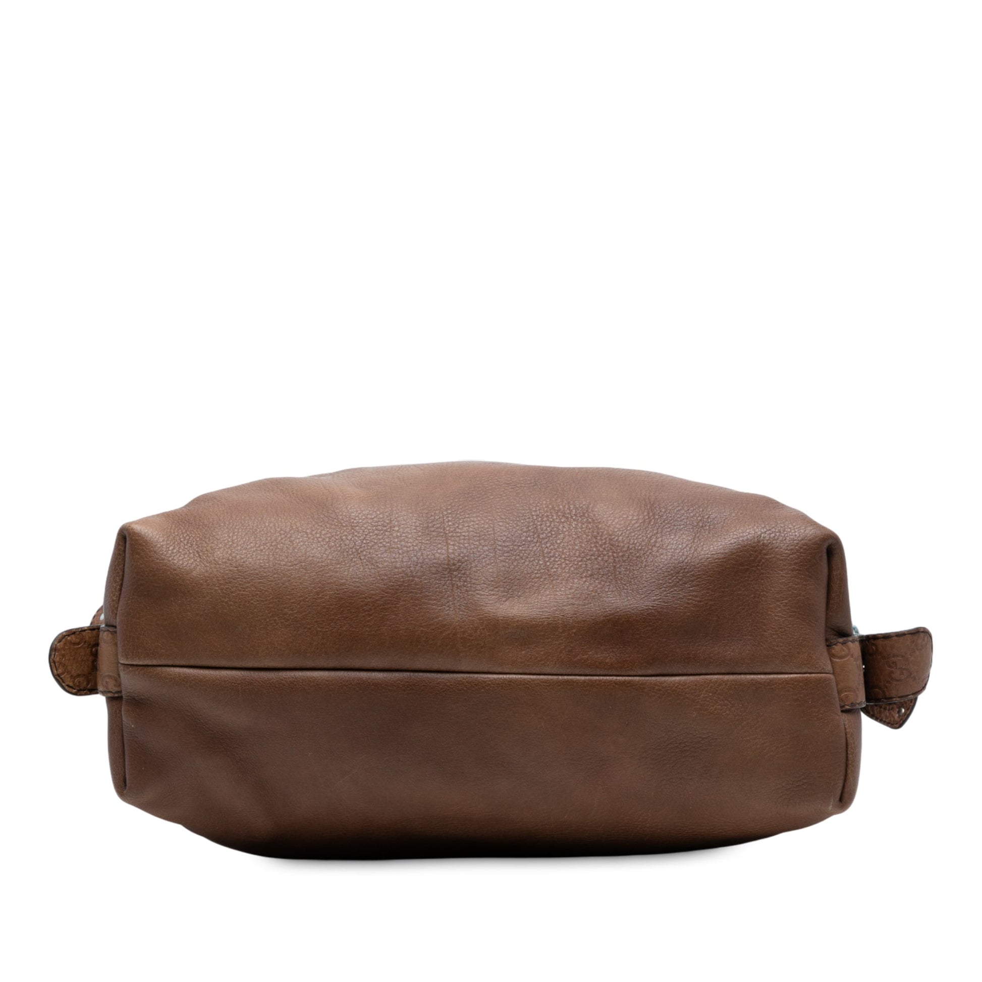Gucci Large Leather Bamboo Bar Tote