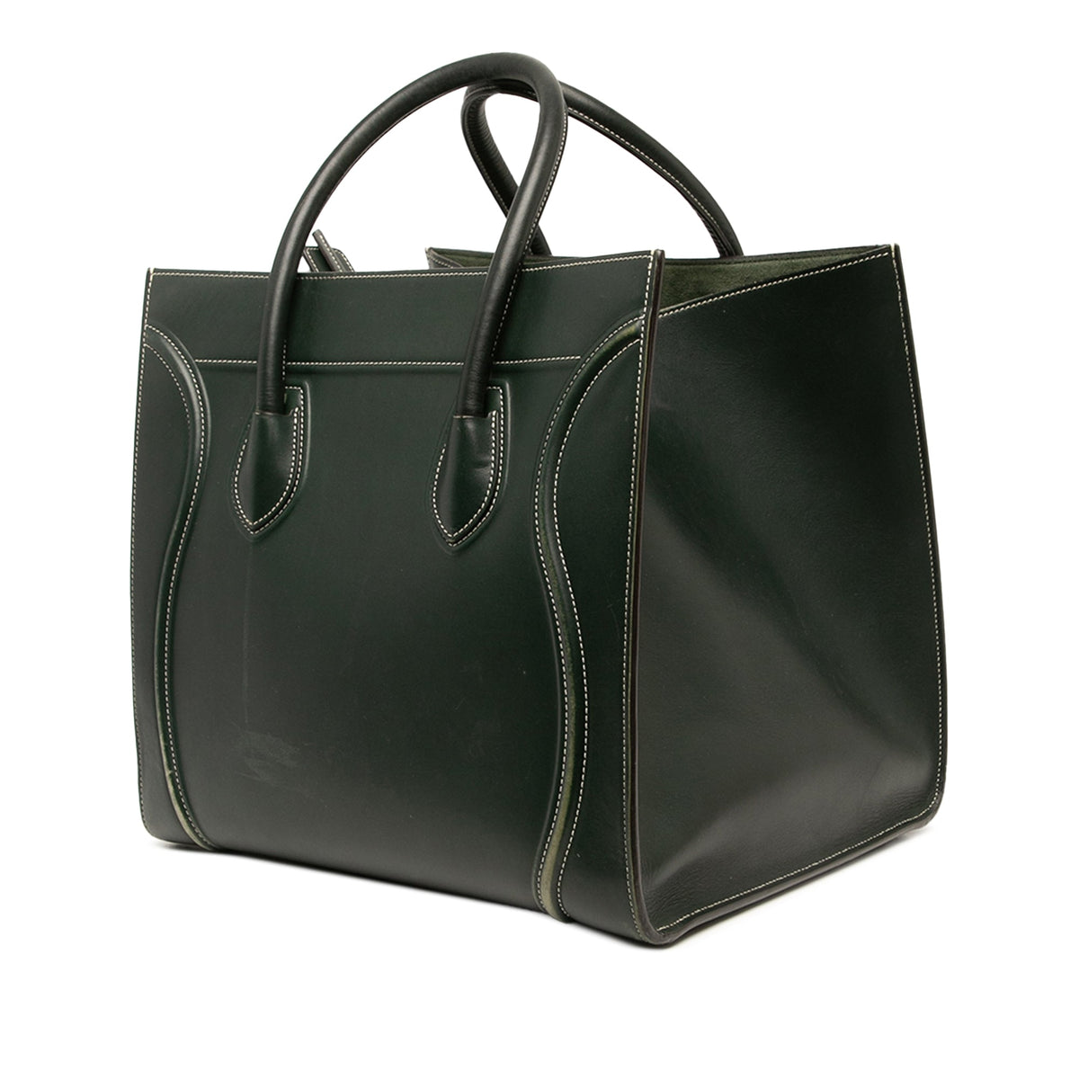 Celine Medium Smooth Calfskin Phantom Luggage Tote — Black
