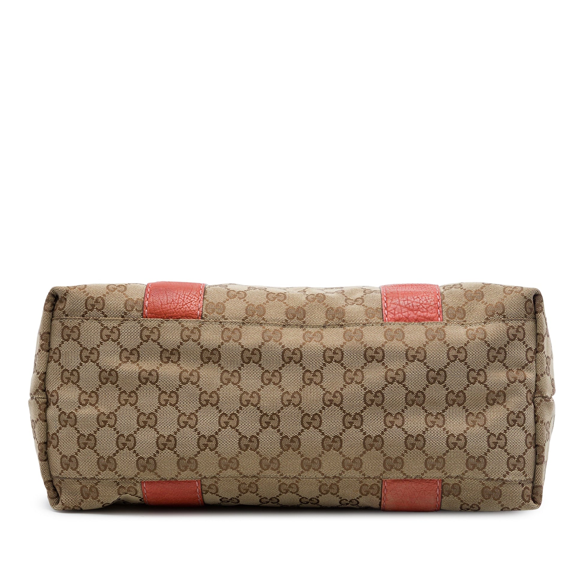 Gucci Medium GG Canvas Bamboo Libeccio Tote