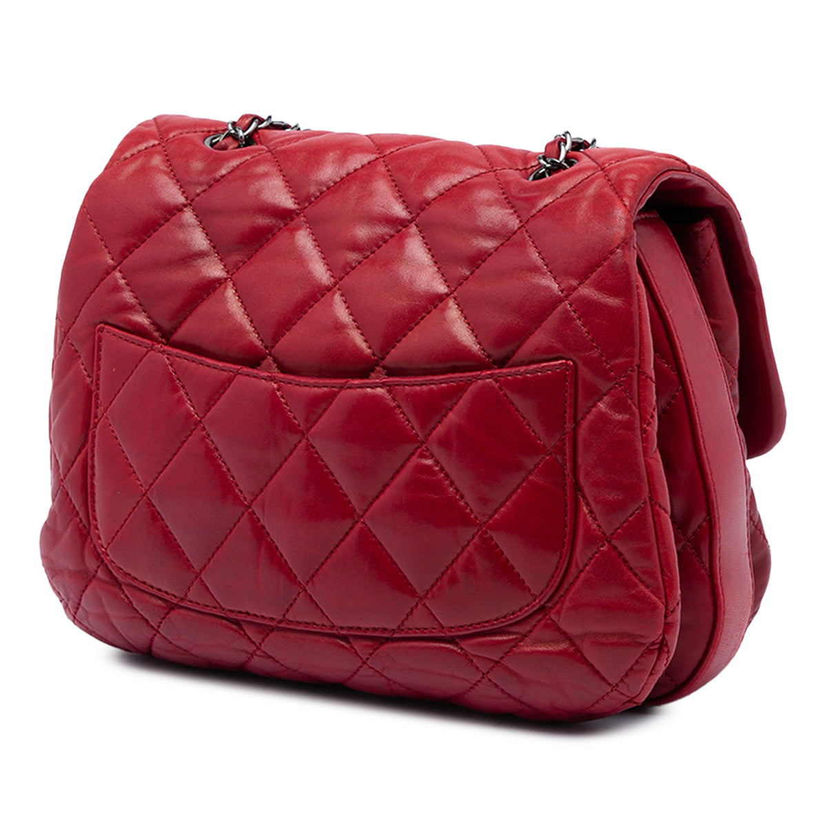 Chanel Medium Quilted Lambskin 3 Accordion Flap