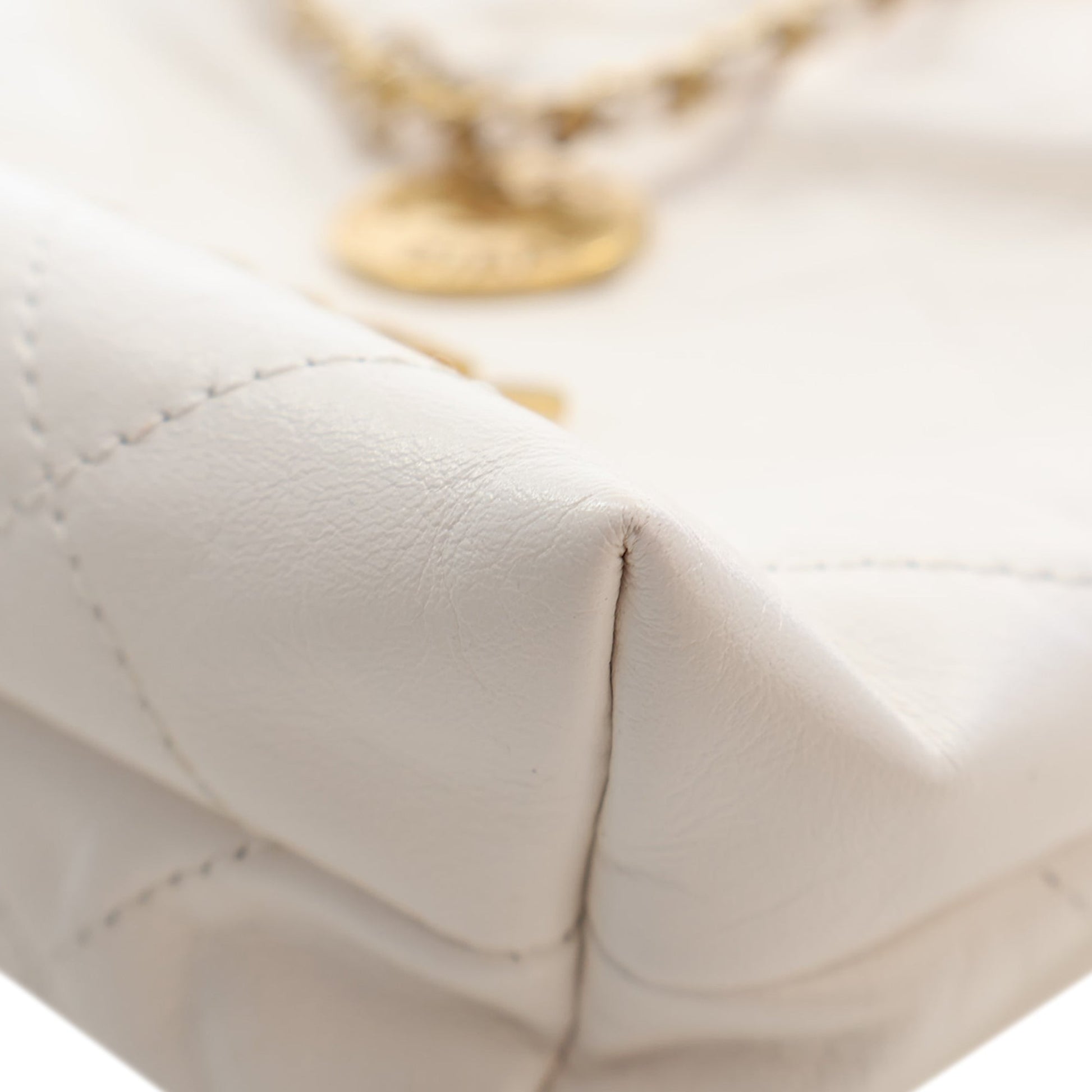 Chanel Mini Shiny Calfskin 22 Hobo