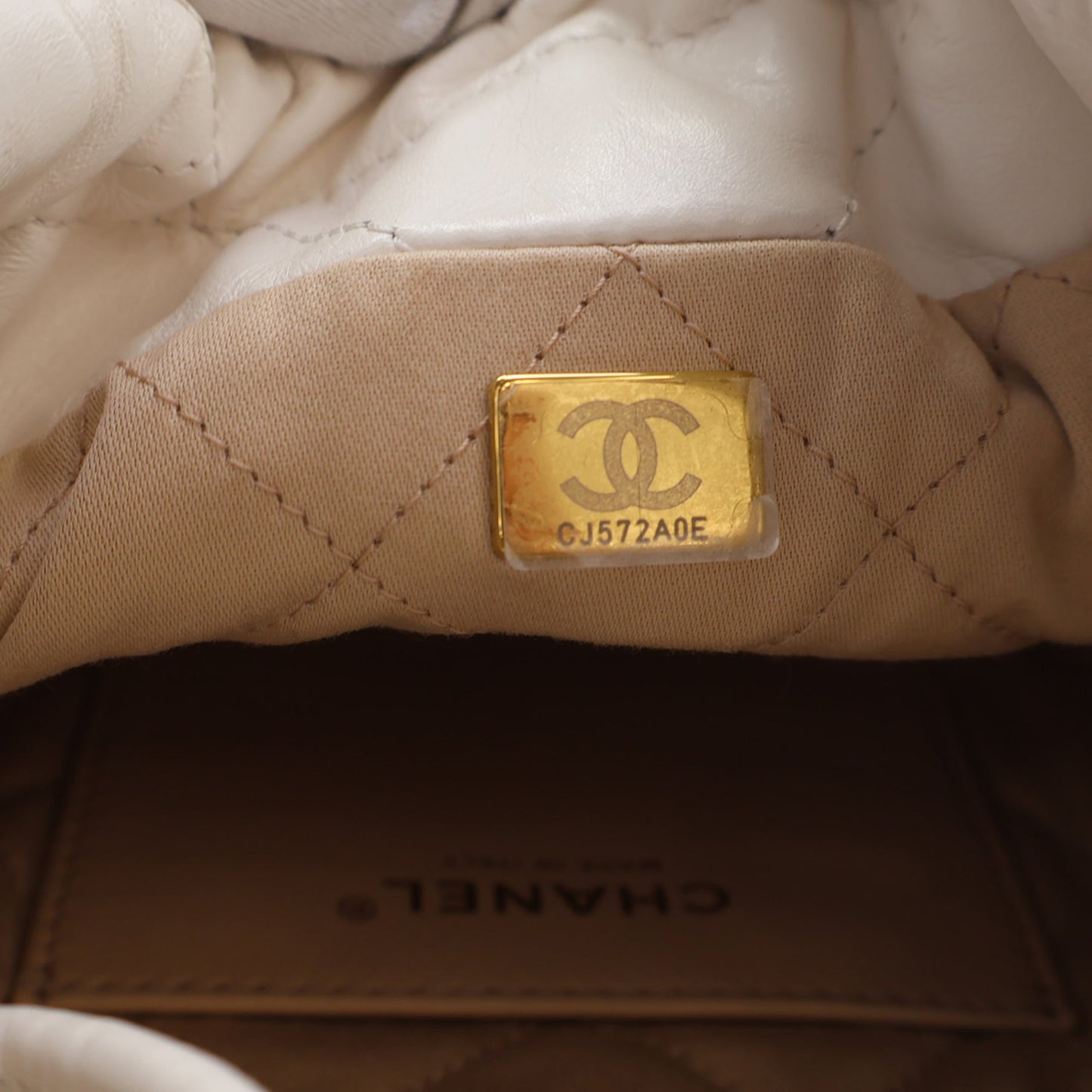 Chanel Mini Shiny Calfskin 22 Hobo