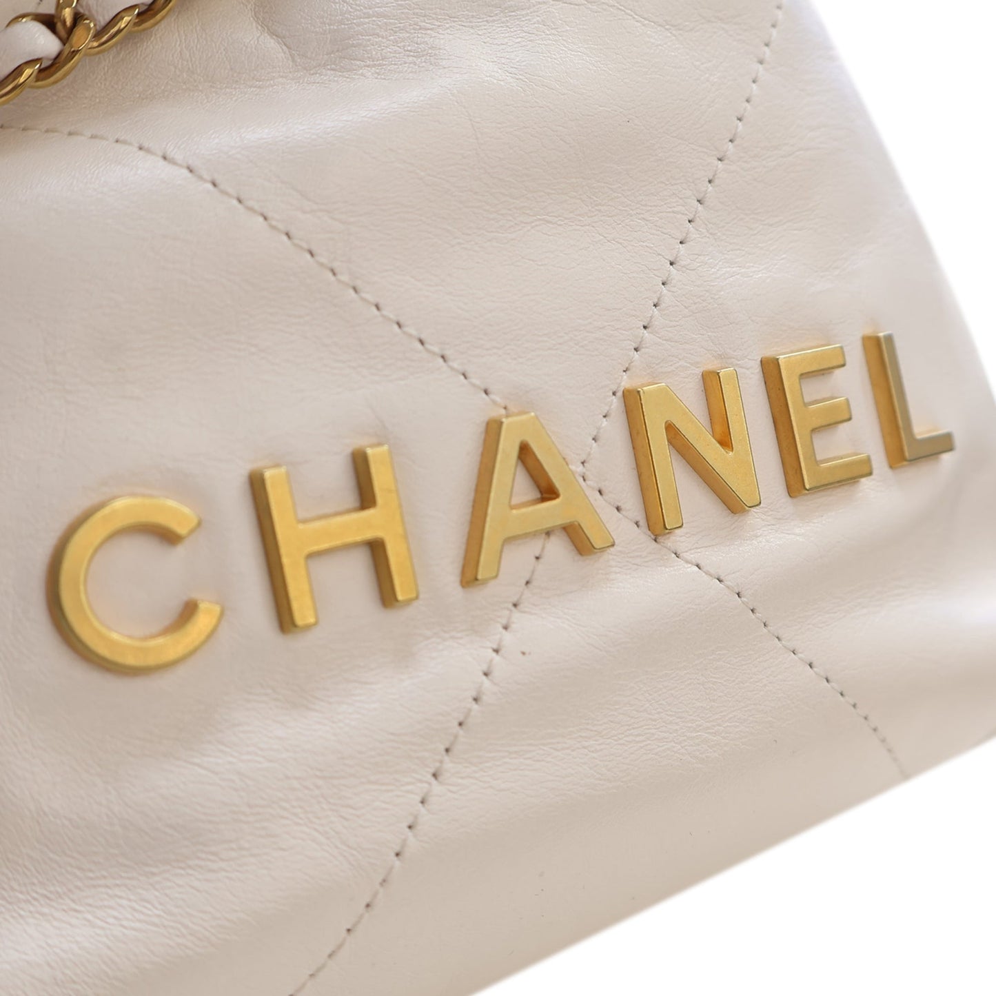 Chanel Mini Shiny Calfskin 22 Hobo