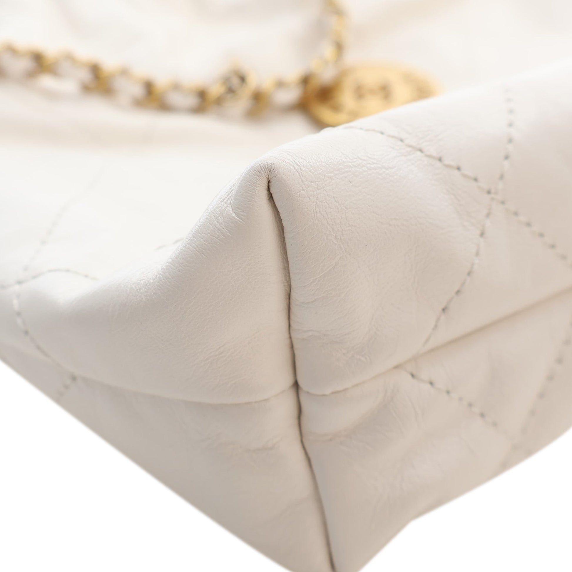 Chanel Mini Shiny Calfskin 22 Hobo