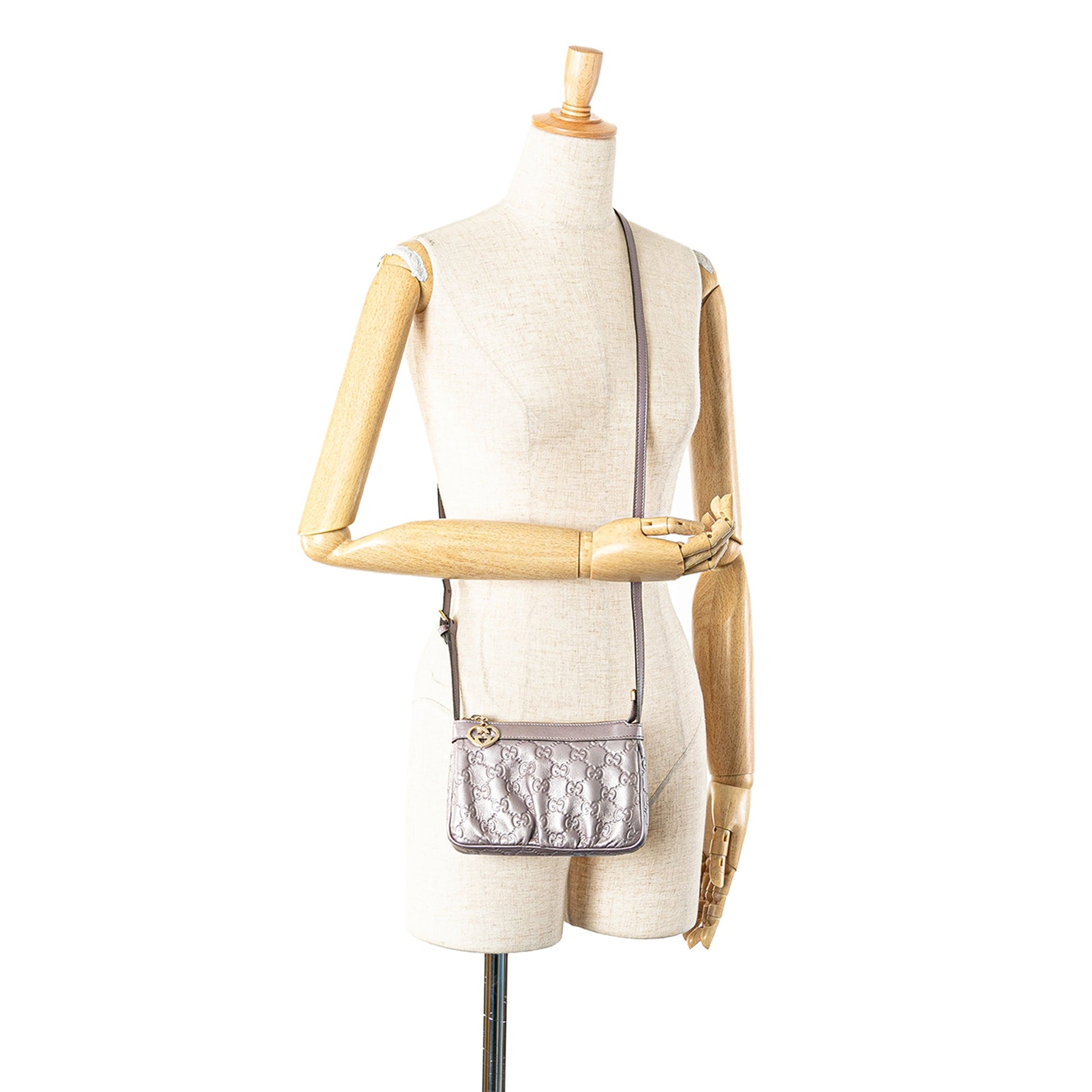 Gucci Metallic Guccissima Lovely Crossbody