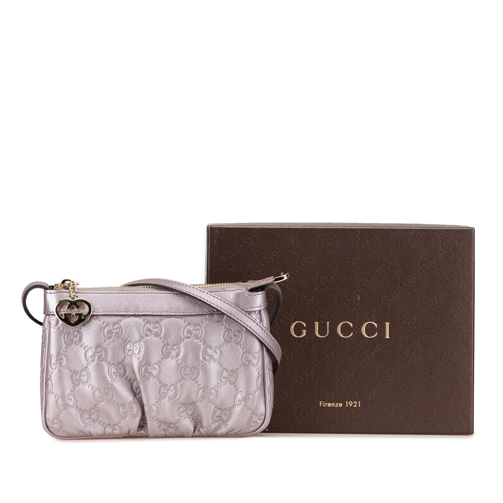 Gucci Metallic Guccissima Lovely Crossbody