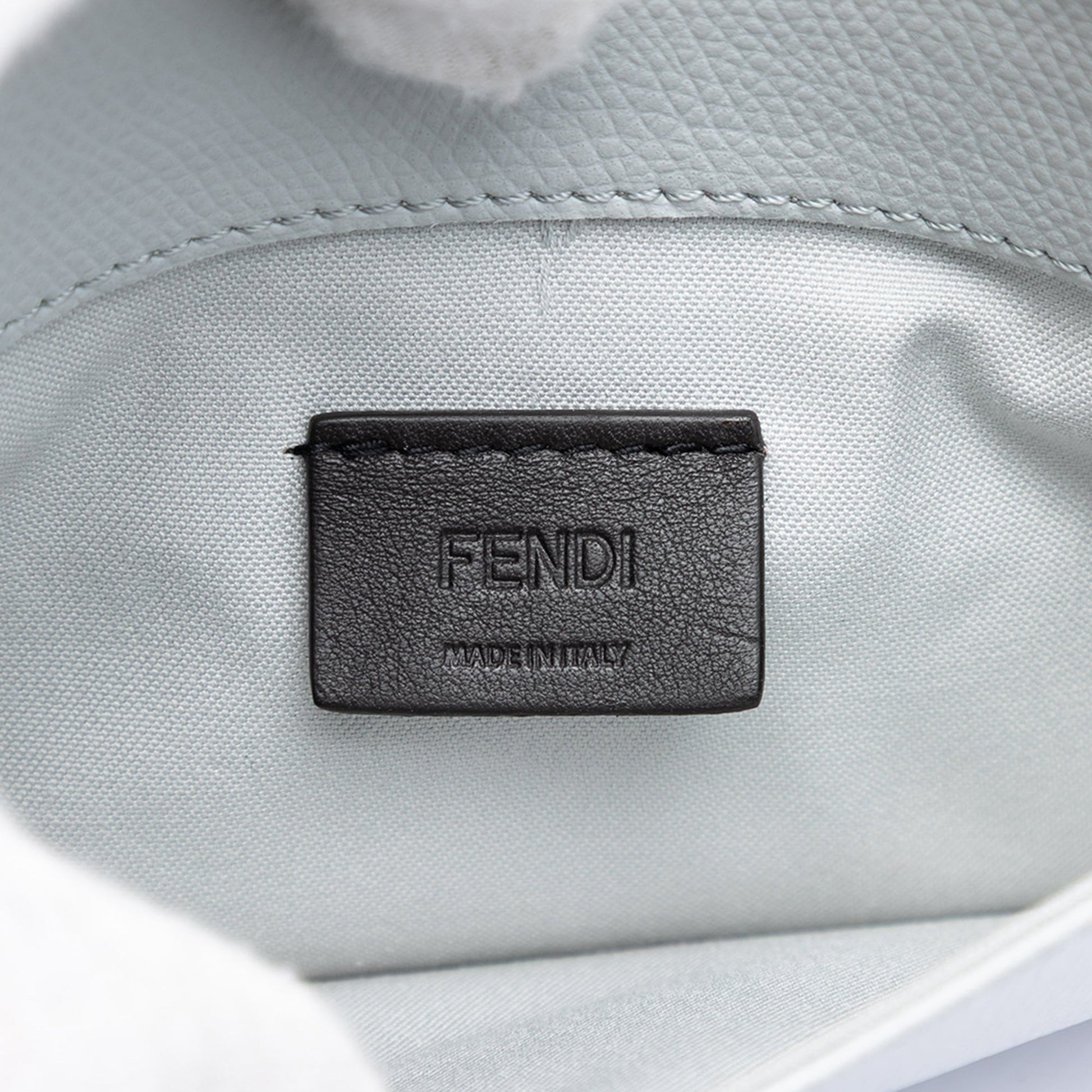 Fendi Studded Leather Monster Eyes Tube Wallet On Chain