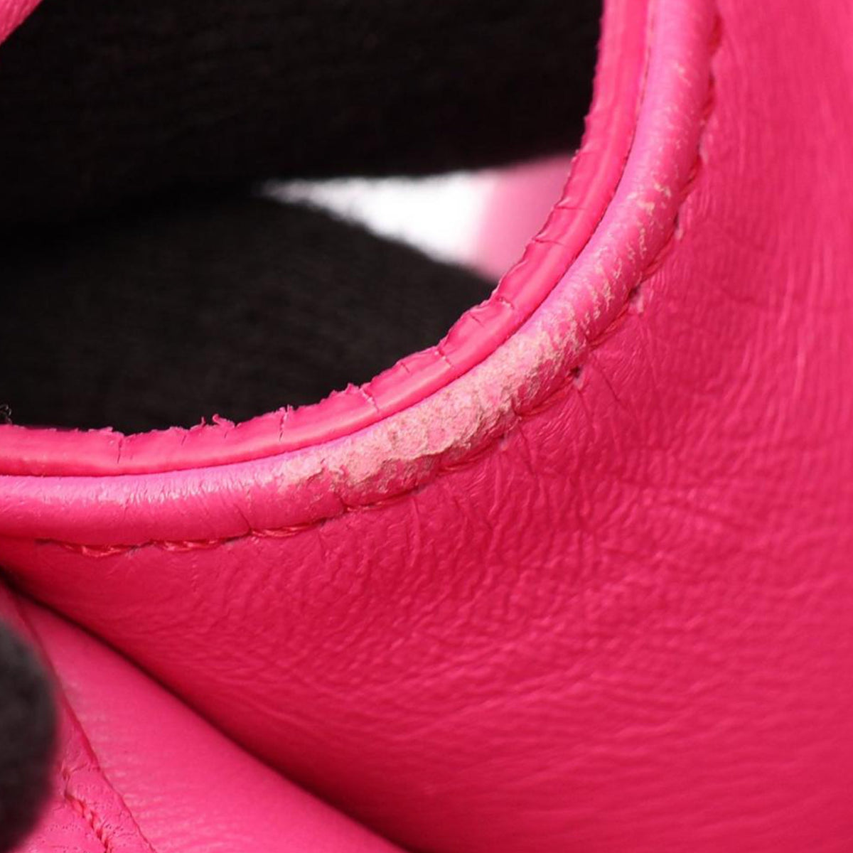 Fendi Mini Leather Lace Up Peekaboo Iconic Satchel — Pink
