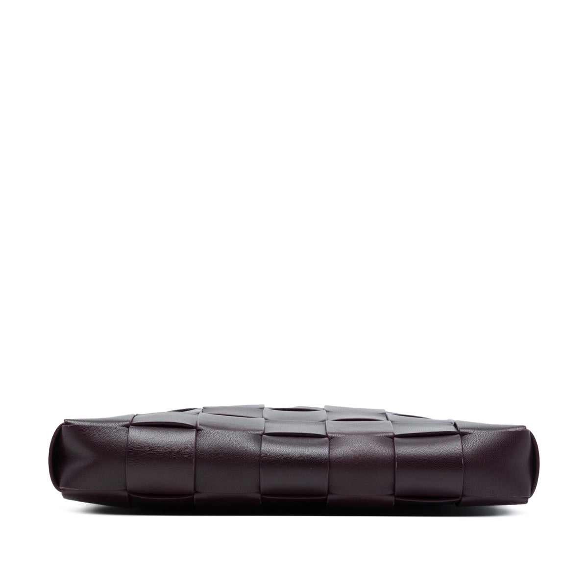 Bottega Veneta Lambskin Maxi Intrecciato The Snap Clutch