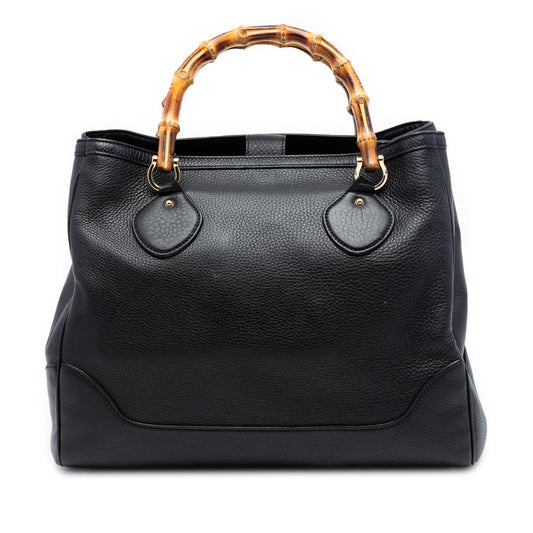 Medium Leather Bamboo Diana Tote